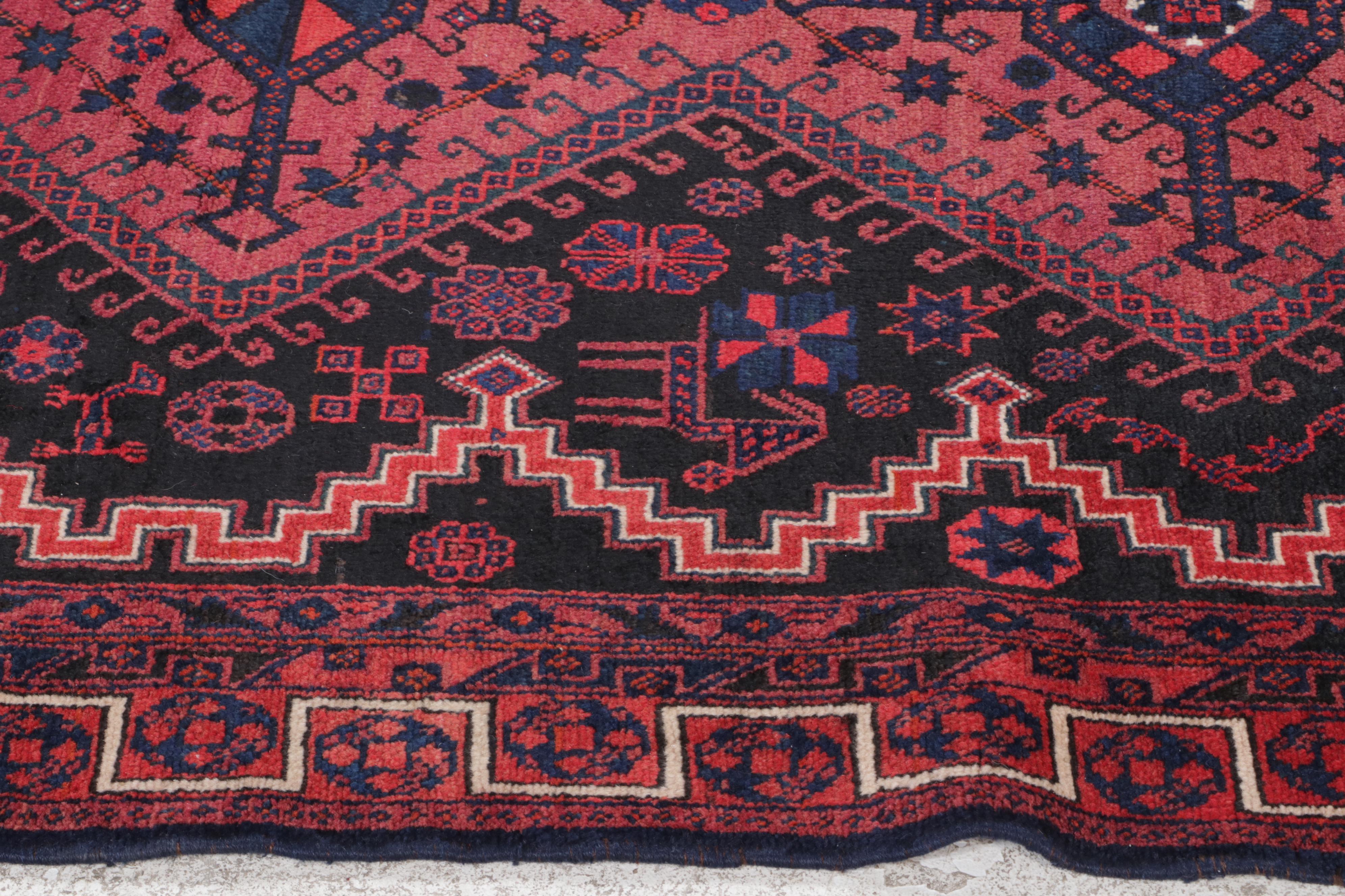 4'11 x 7'9 Hand-Knotted Afghan Kunduz Area Rug