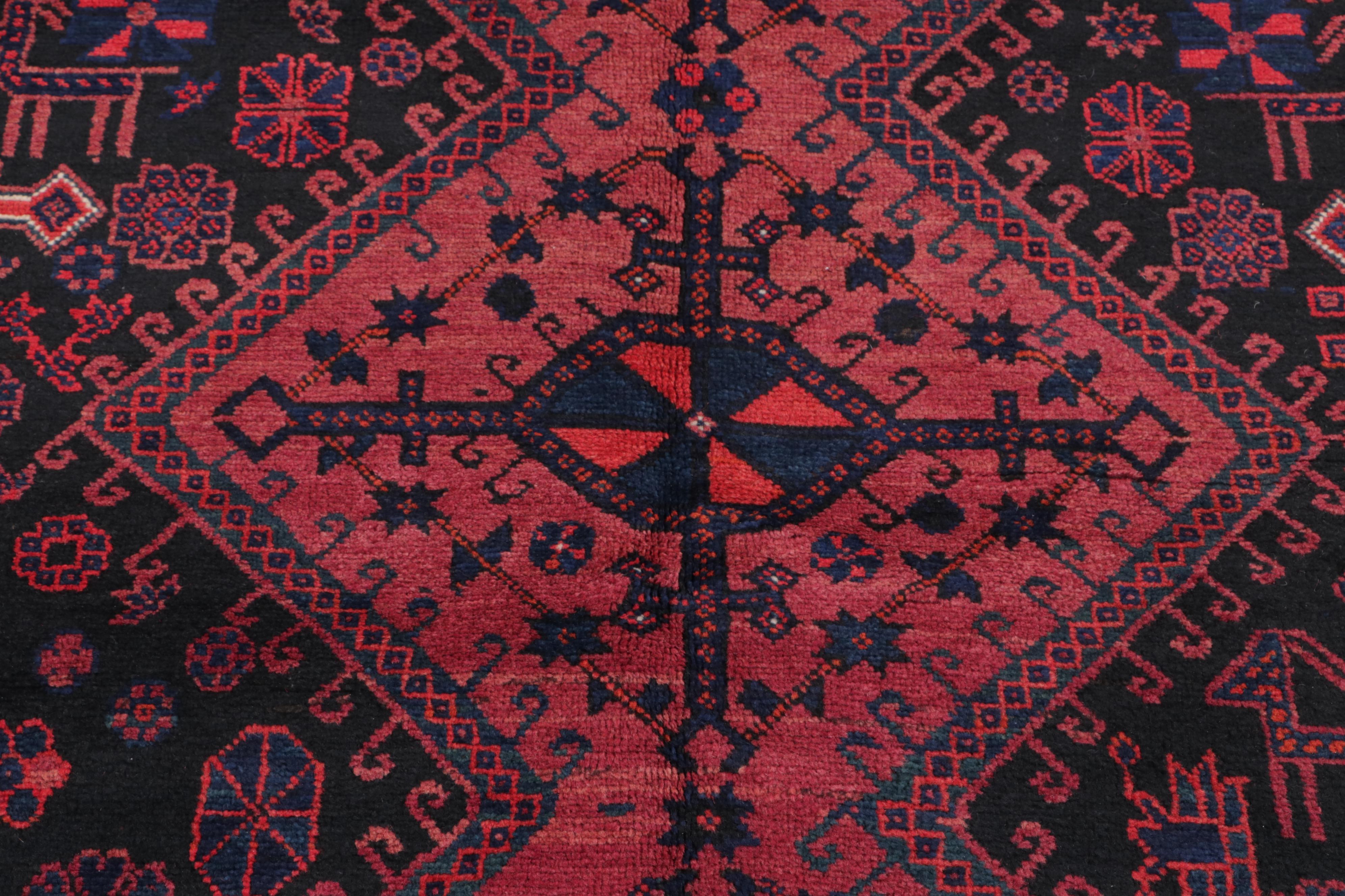 4'11 x 7'9 Hand-Knotted Afghan Kunduz Area Rug