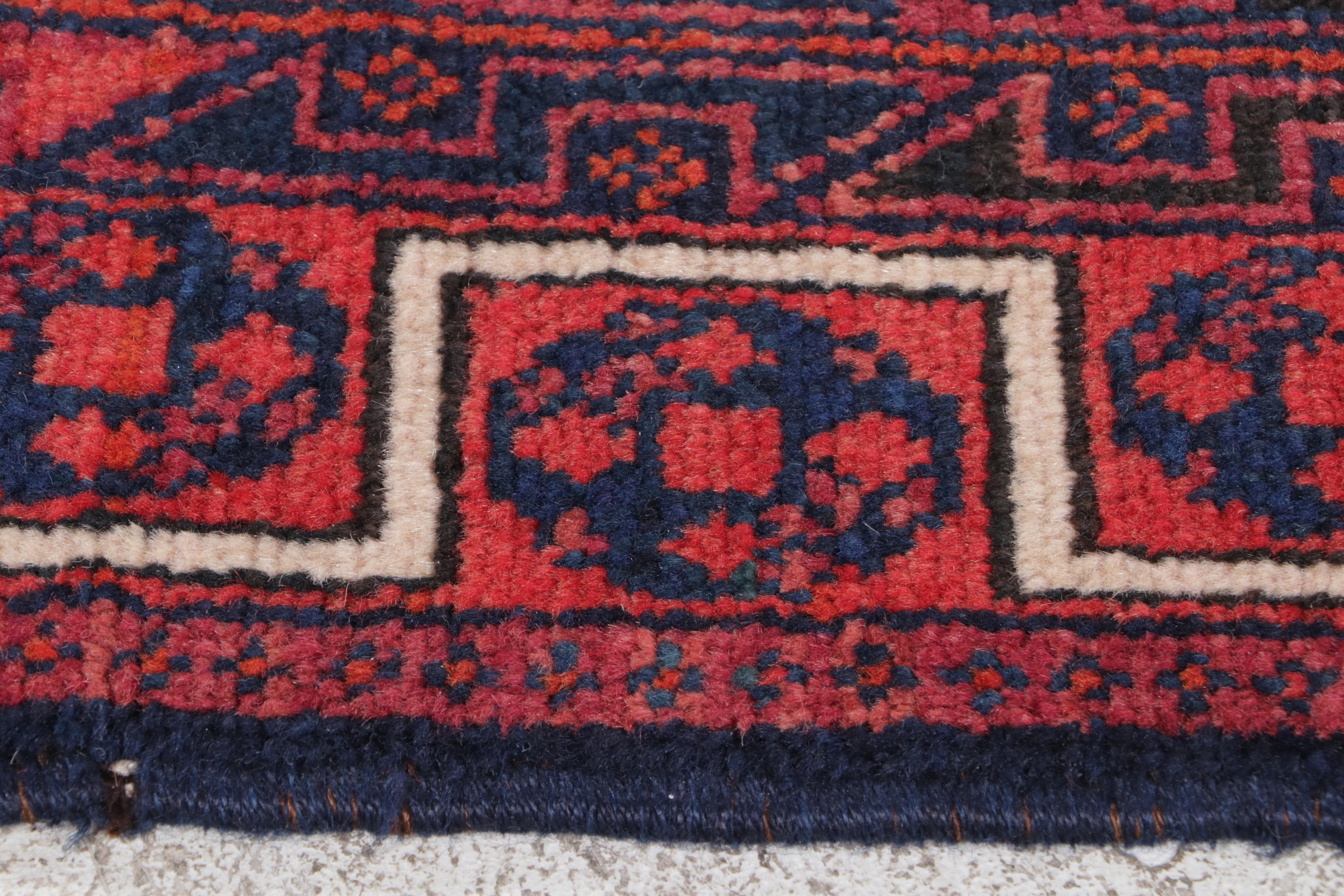 4'11 x 7'9 Hand-Knotted Afghan Kunduz Area Rug