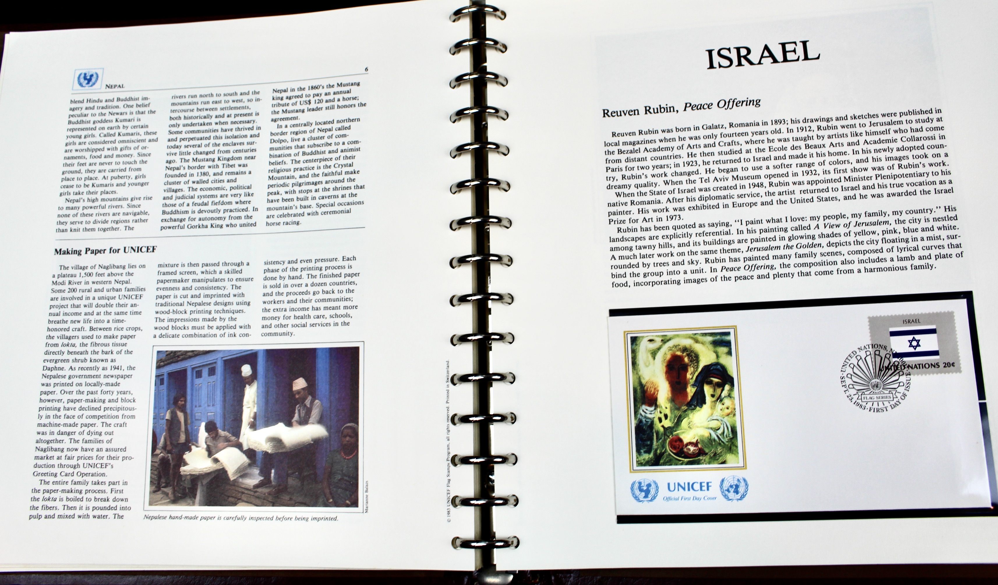 United Nations Postage Stamp Collection