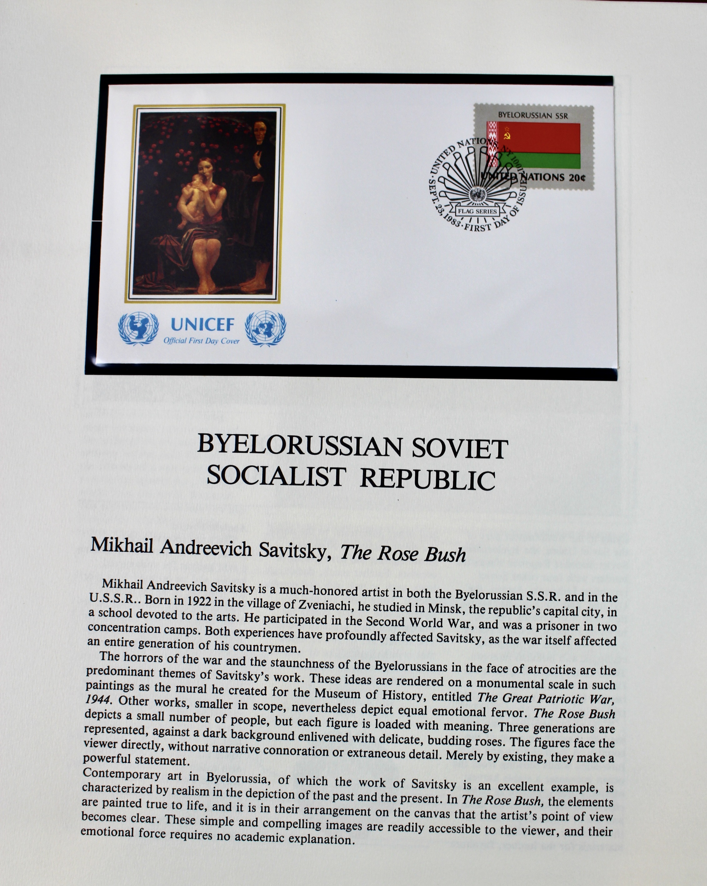 United Nations Postage Stamp Collection