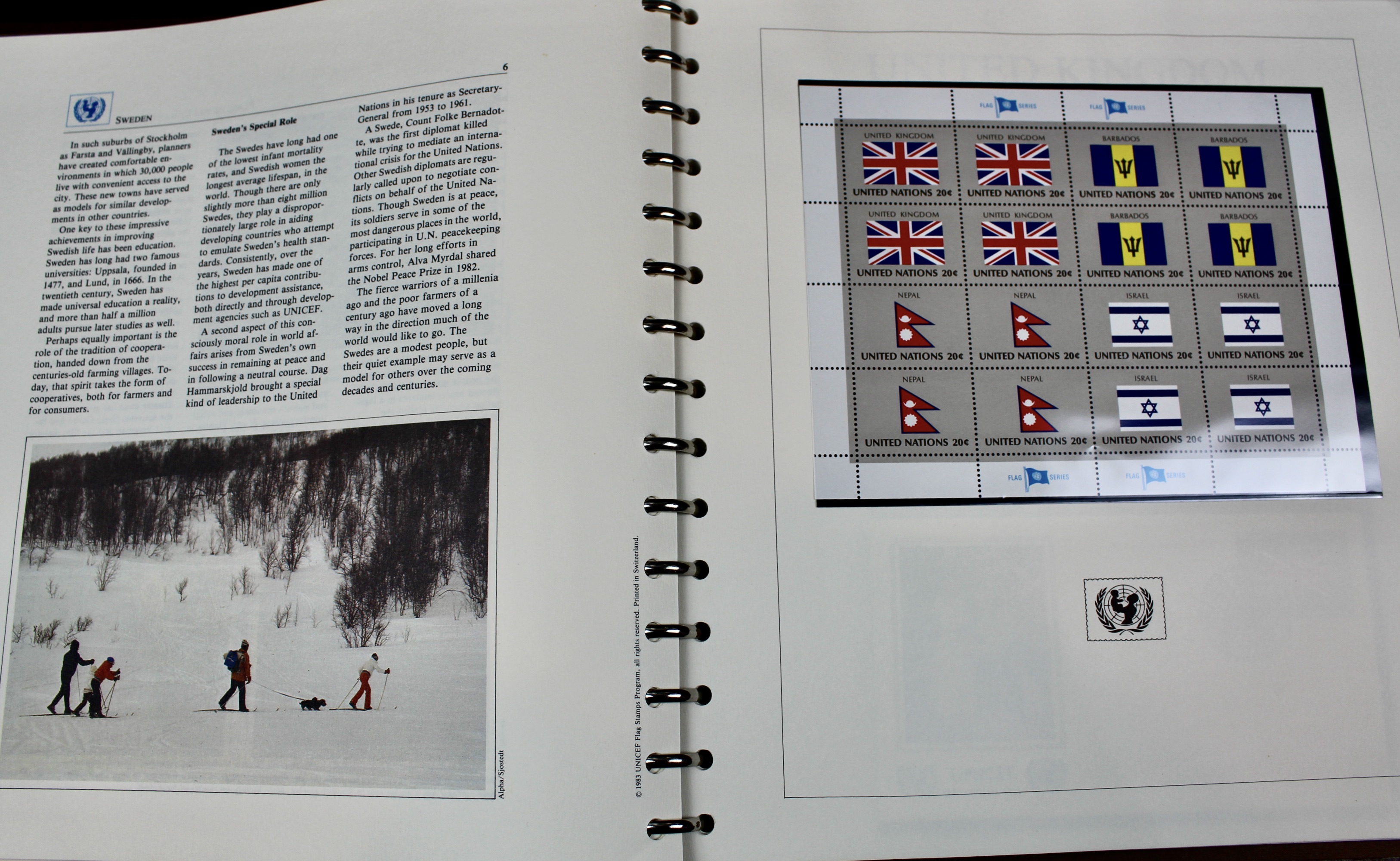 United Nations Postage Stamp Collection