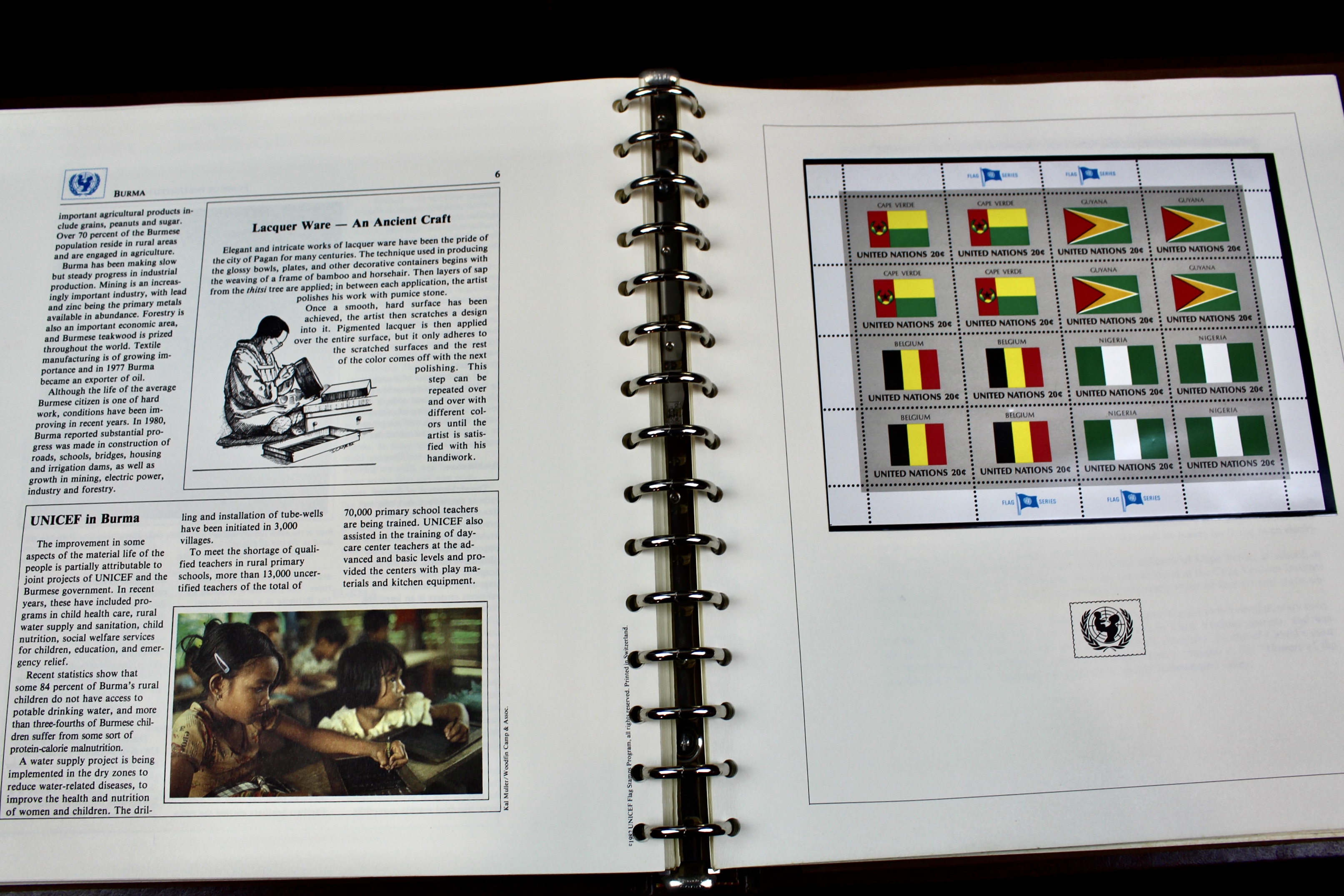 United Nations Postage Stamp Collection