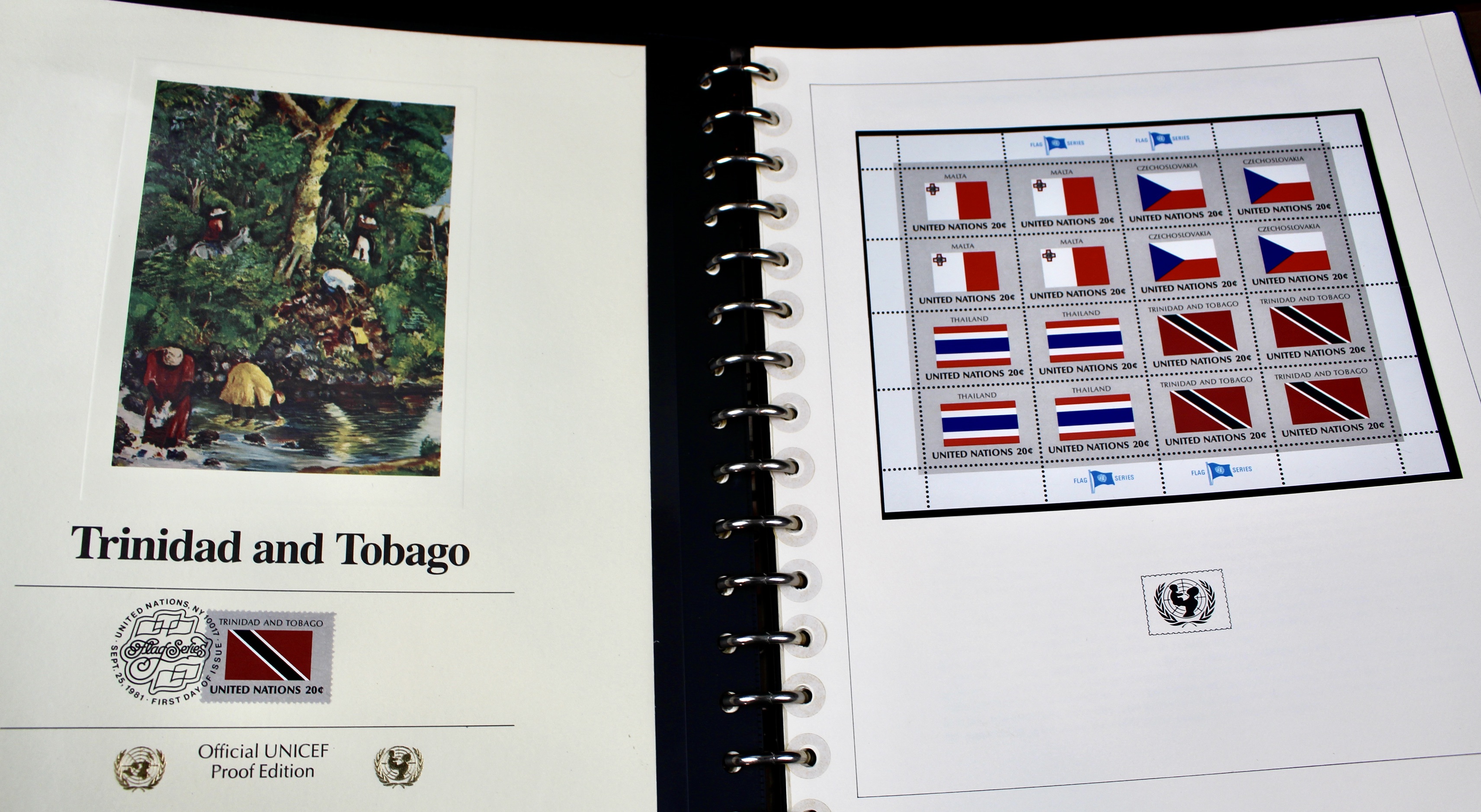 United Nations Postage Stamp Collection