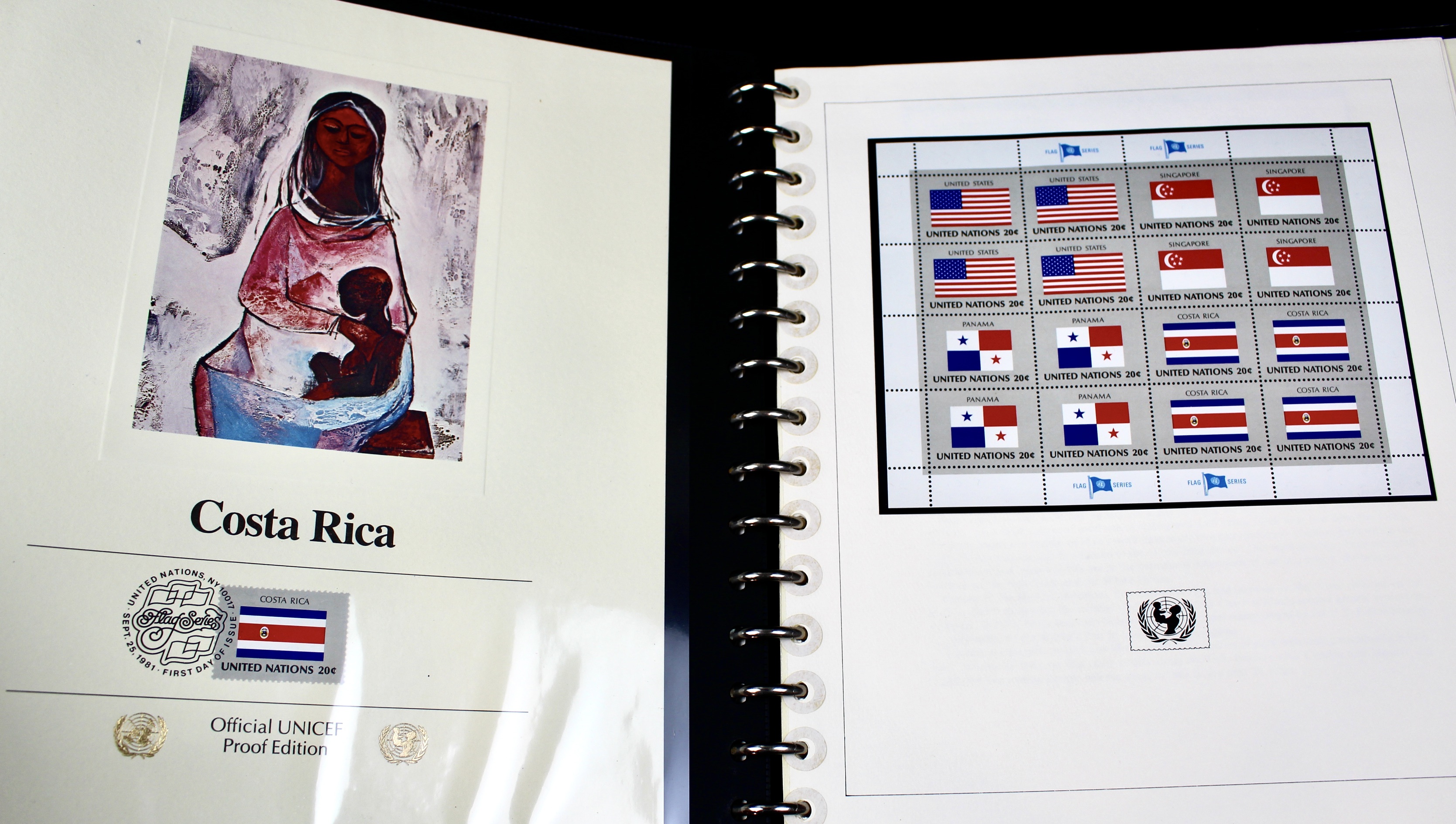 United Nations Postage Stamp Collection