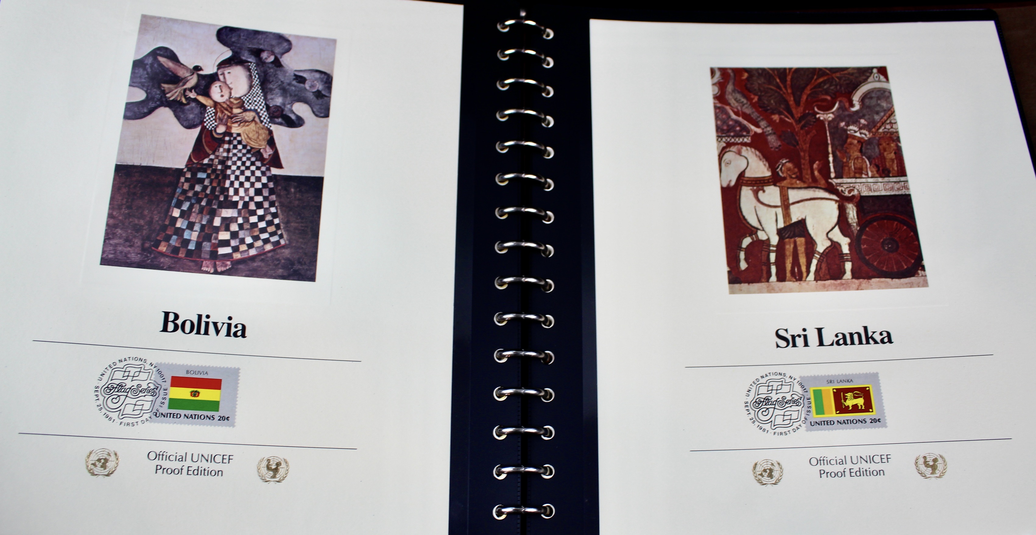 United Nations Postage Stamp Collection