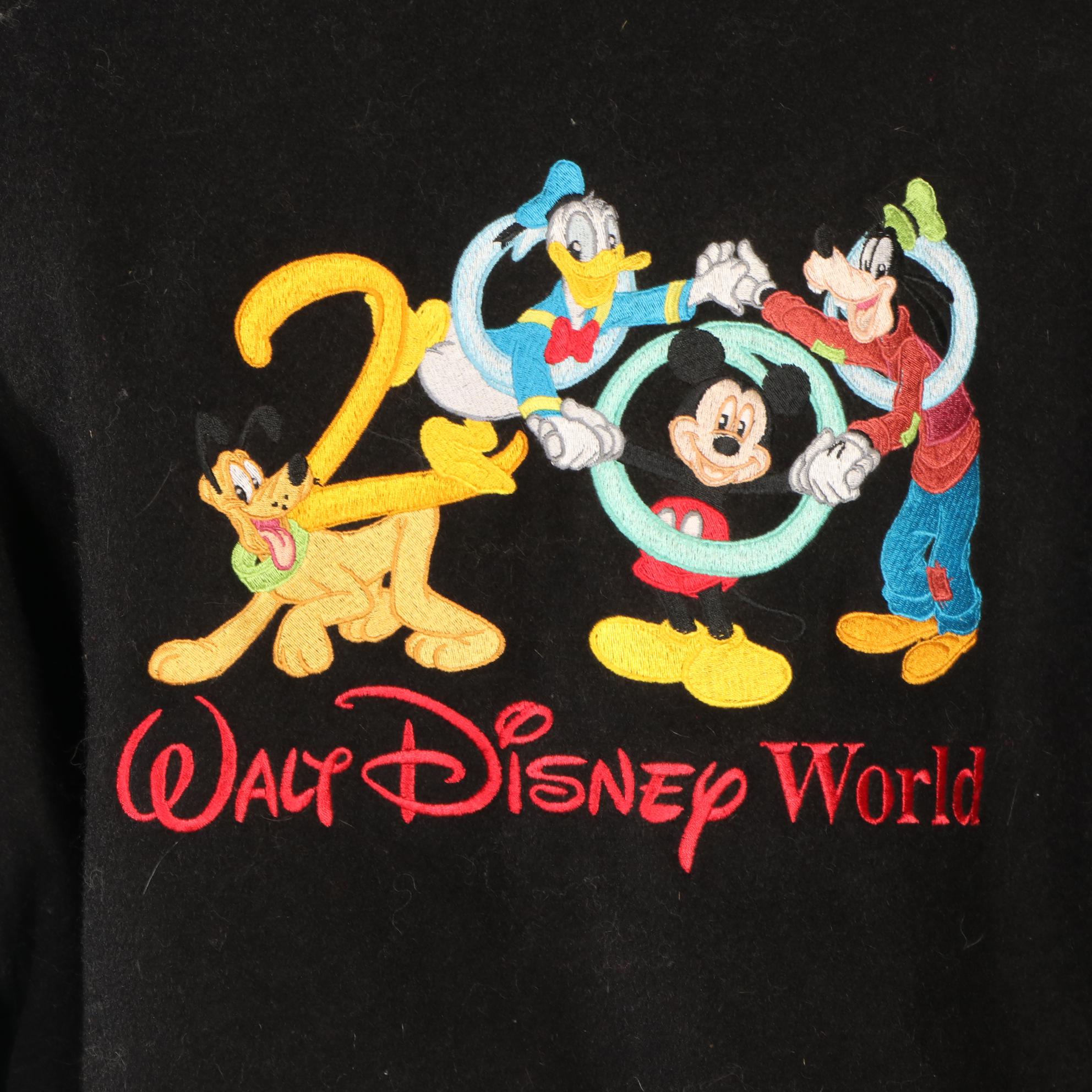 Men's Disney Walt Disney World Insulated Varsity Jacket in Wool and Leather