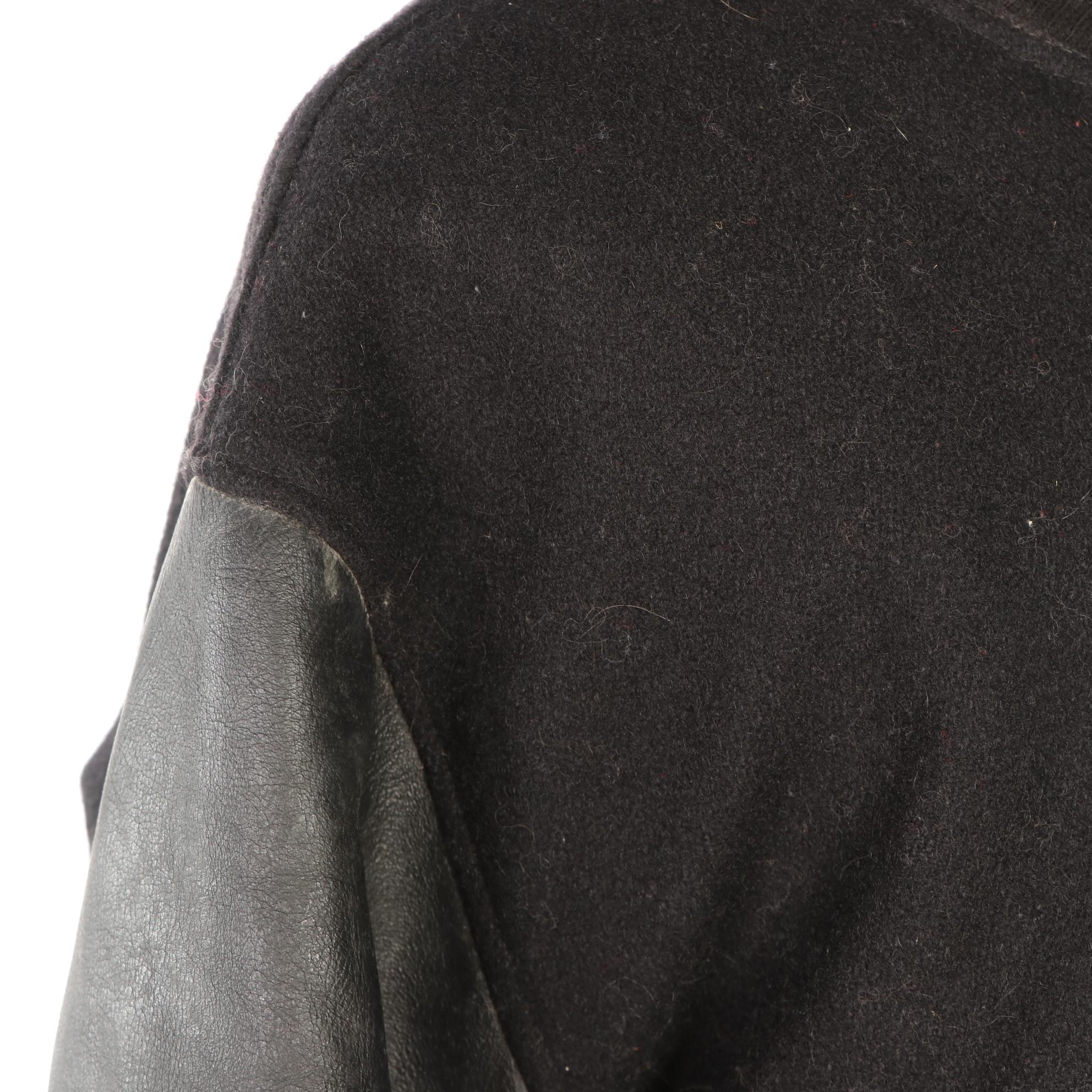 Men's Disney Walt Disney World Insulated Varsity Jacket in Wool and Leather