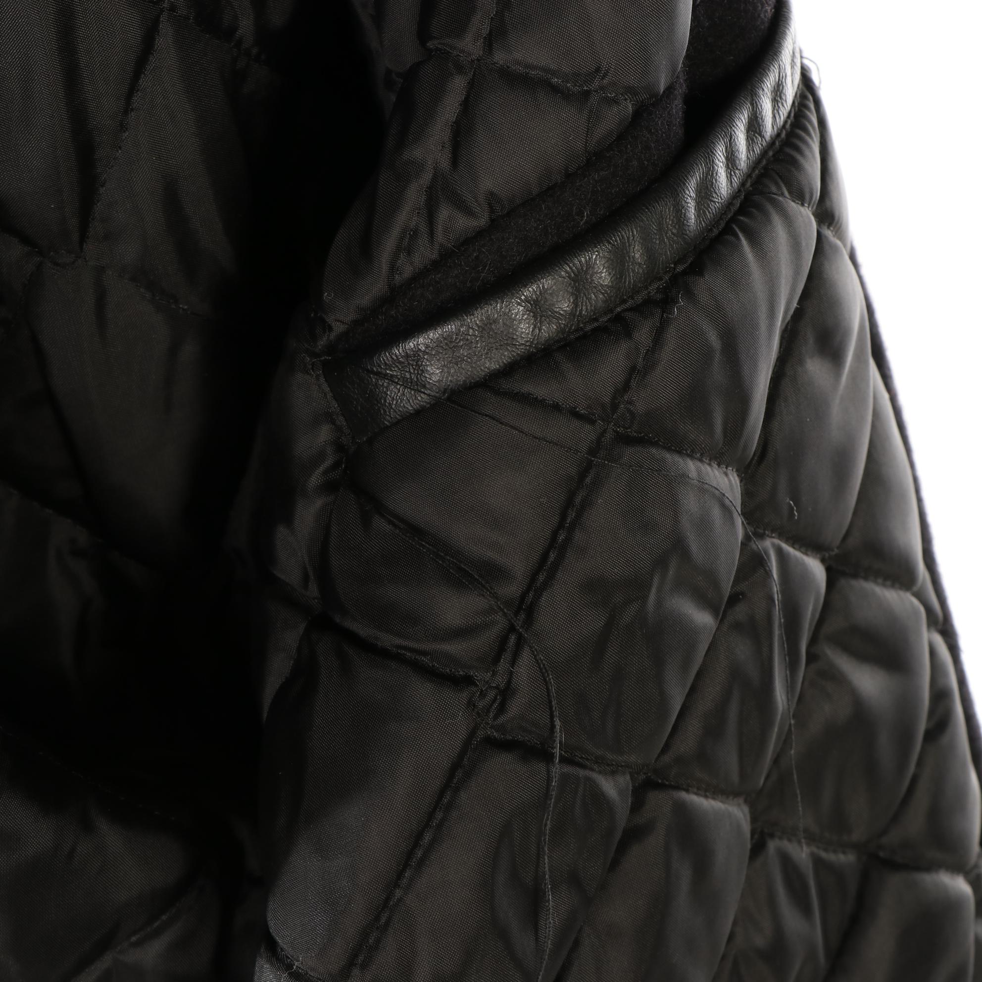 Men's Disney Walt Disney World Insulated Varsity Jacket in Wool and Leather