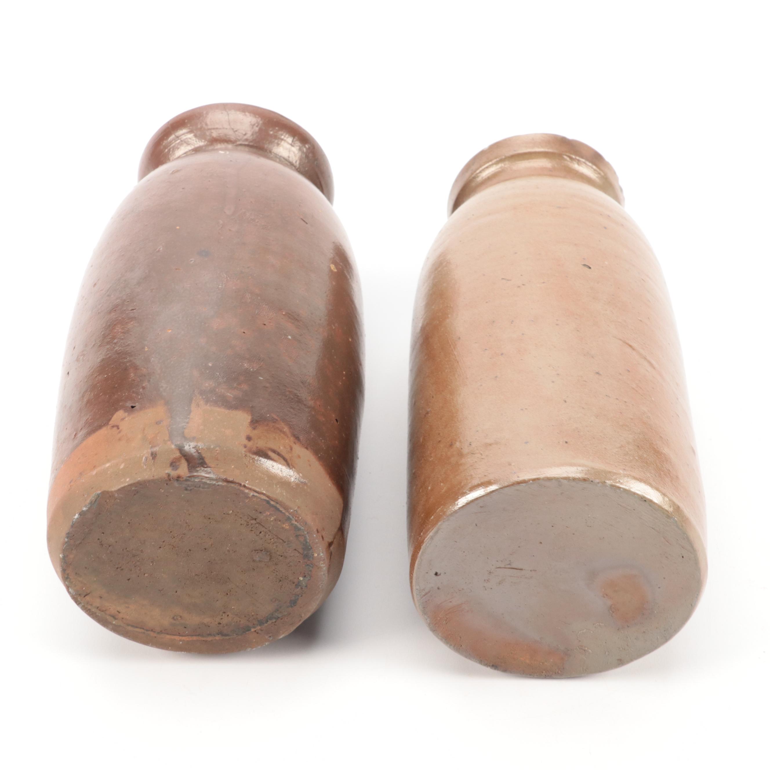 Antique Salt Glazed and Other Stoneware Crocks