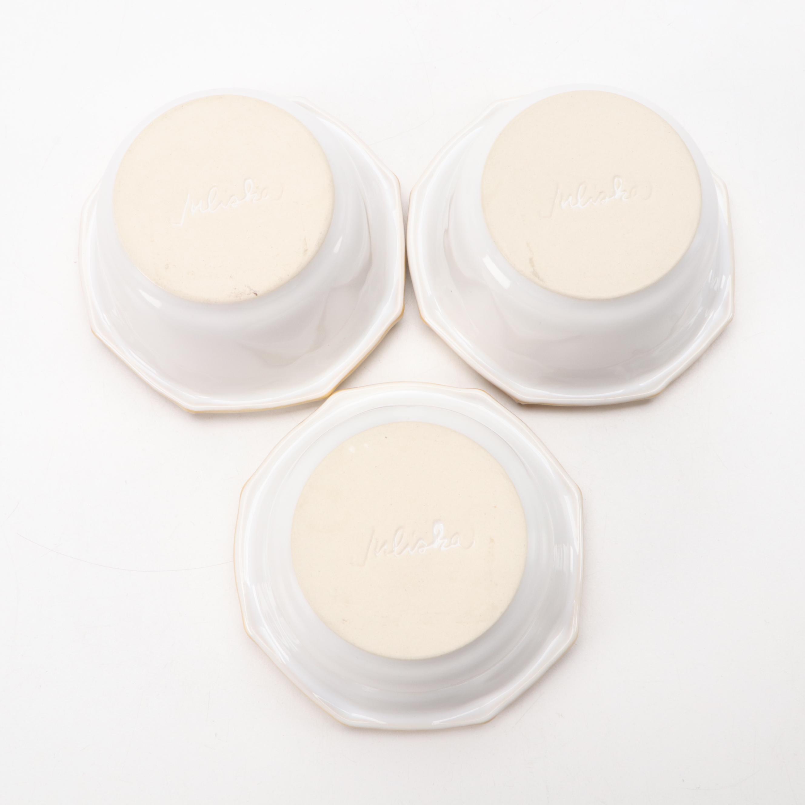 Juliska "Classic Bamboo" Ceramic Charger and Serveware