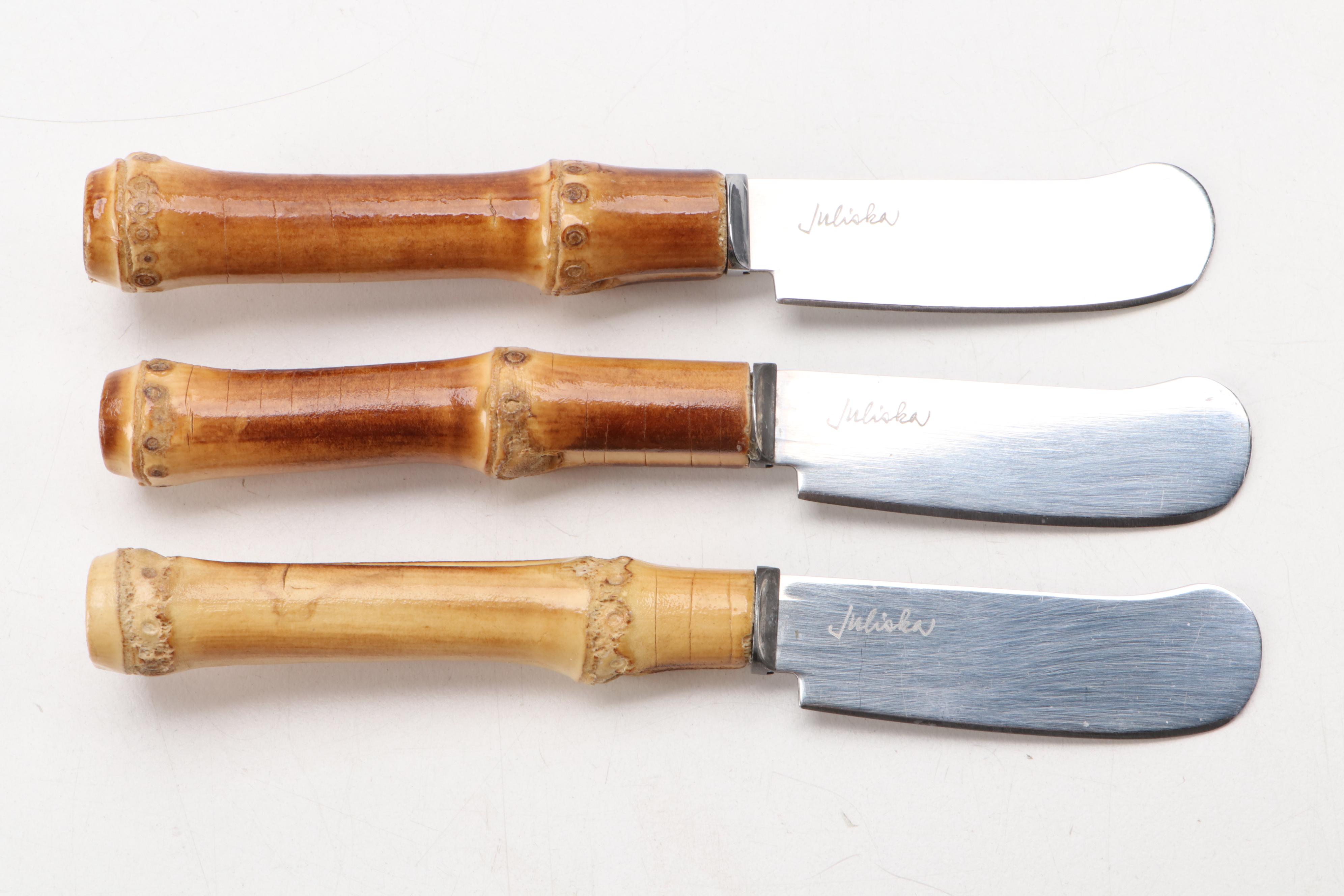 Juliska "Classic Bamboo" Ceramic Charger and Serveware