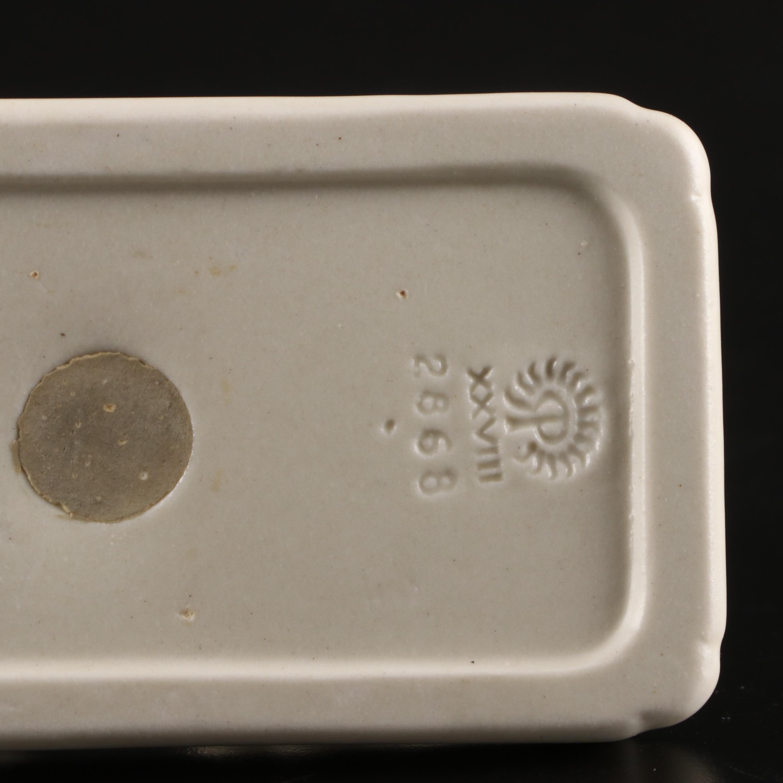 Louise Abel for Rookwood Pottery Glazed Ceramic Seated Paperweight, 1928