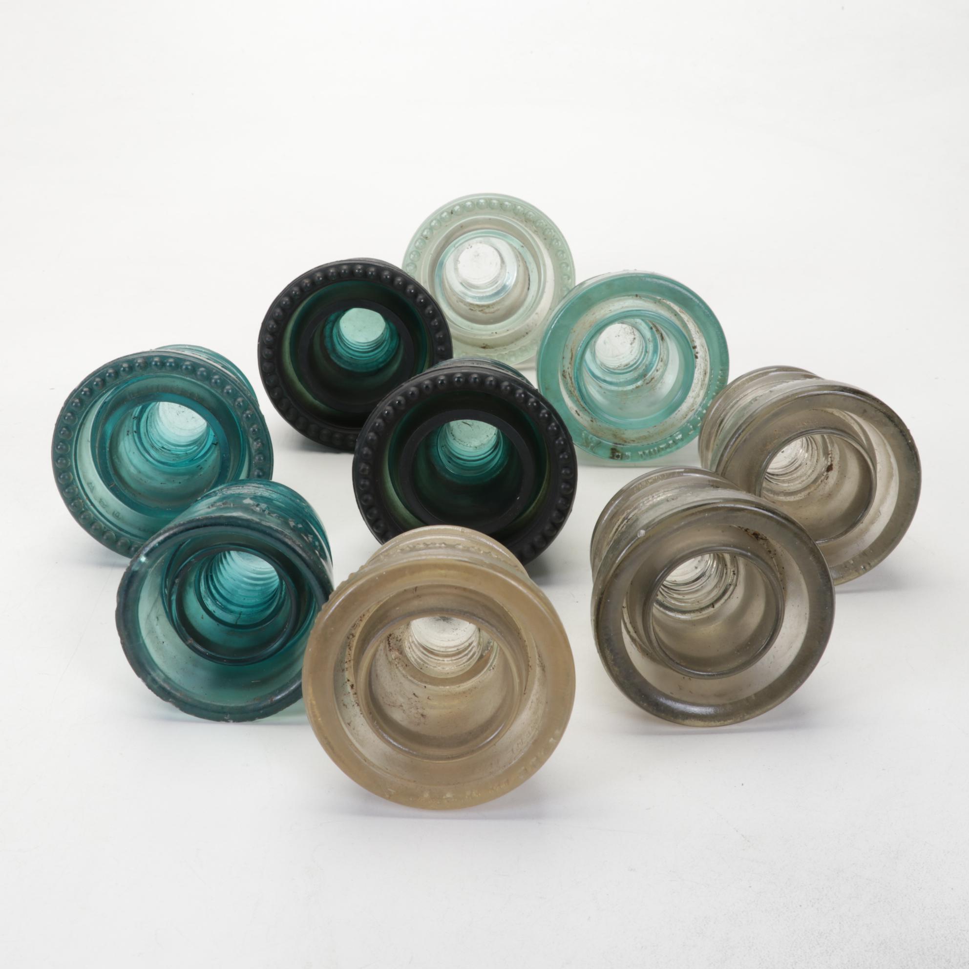 Glass Insulators, Wire Cap Beverage Bottles, Coffee Mills, Sad Irons and More