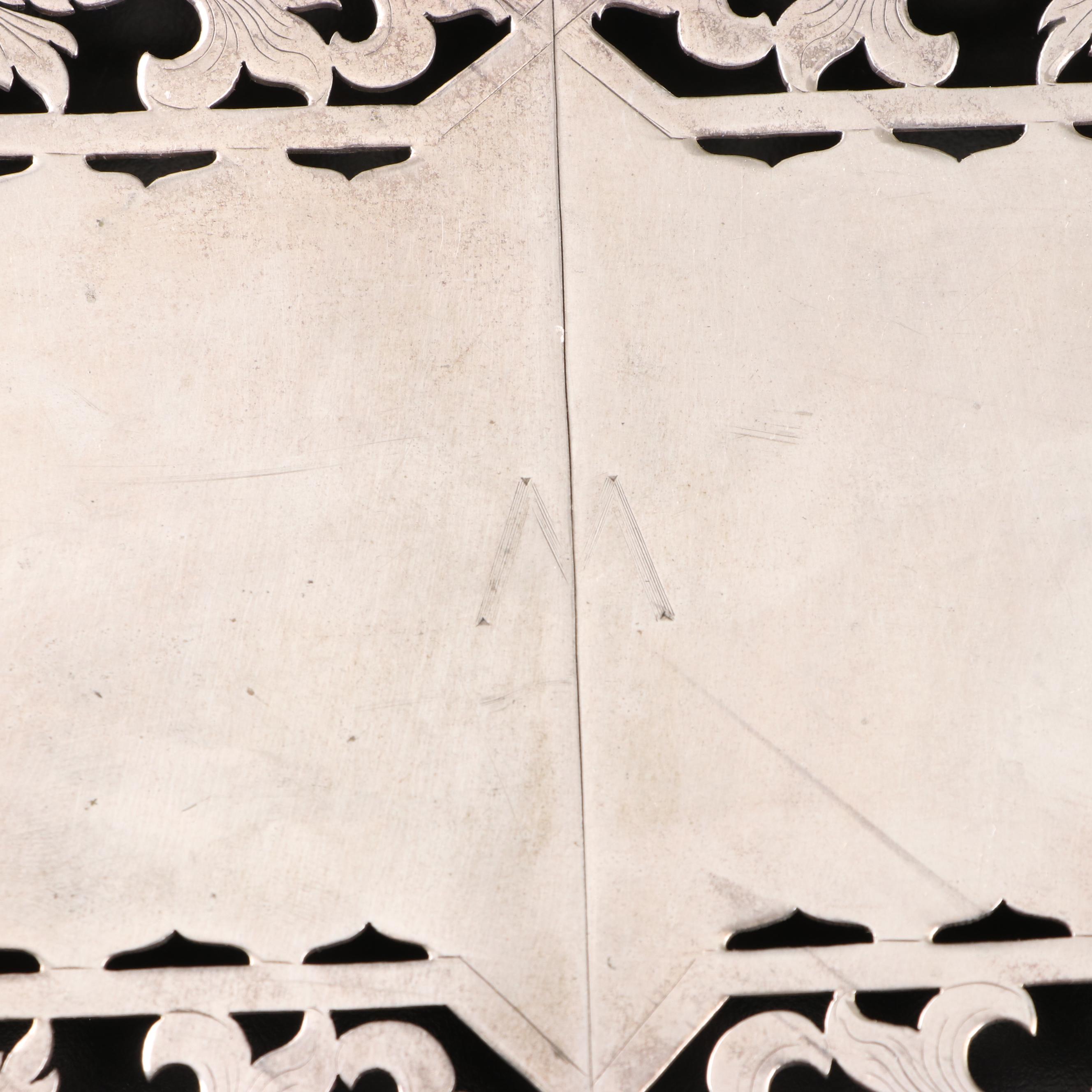 Silver Plate Expanding Trivet, Early to Mid 20th Century