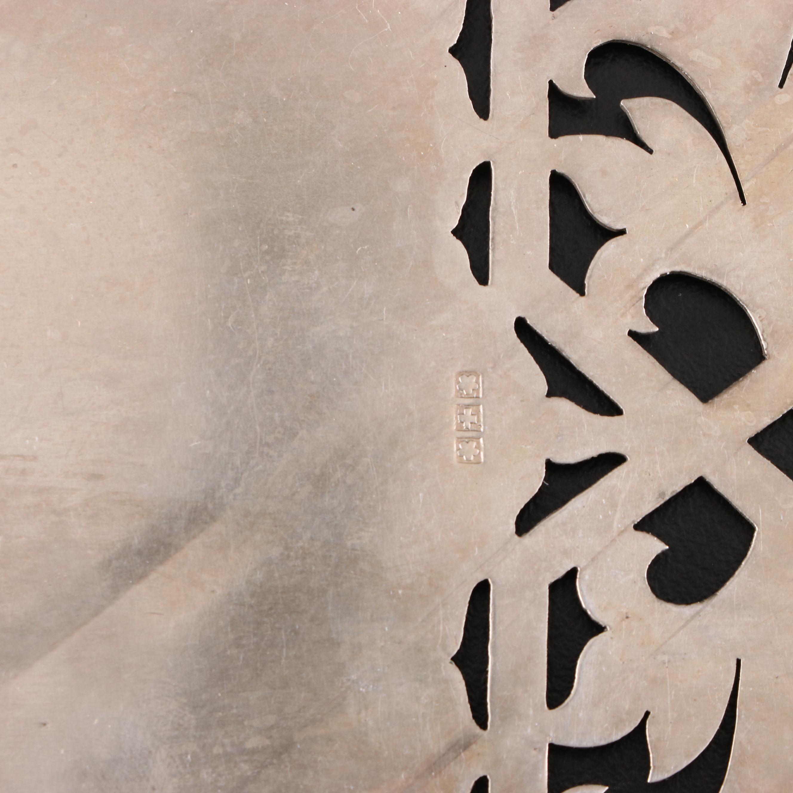 Silver Plate Expanding Trivet, Early to Mid 20th Century