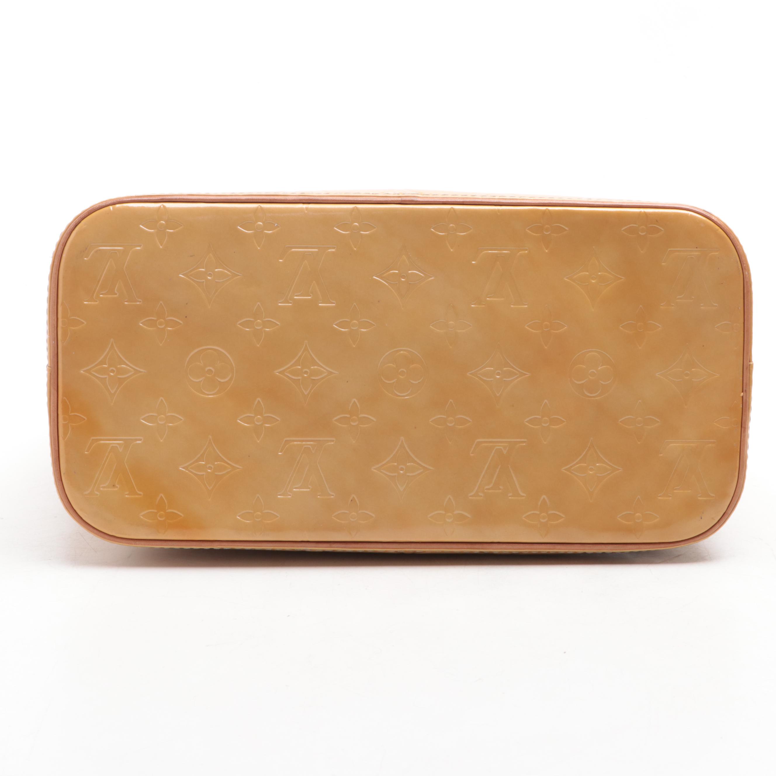 Louis Vuitton Houston Bag in Monogram Vernis and Vachetta Leather