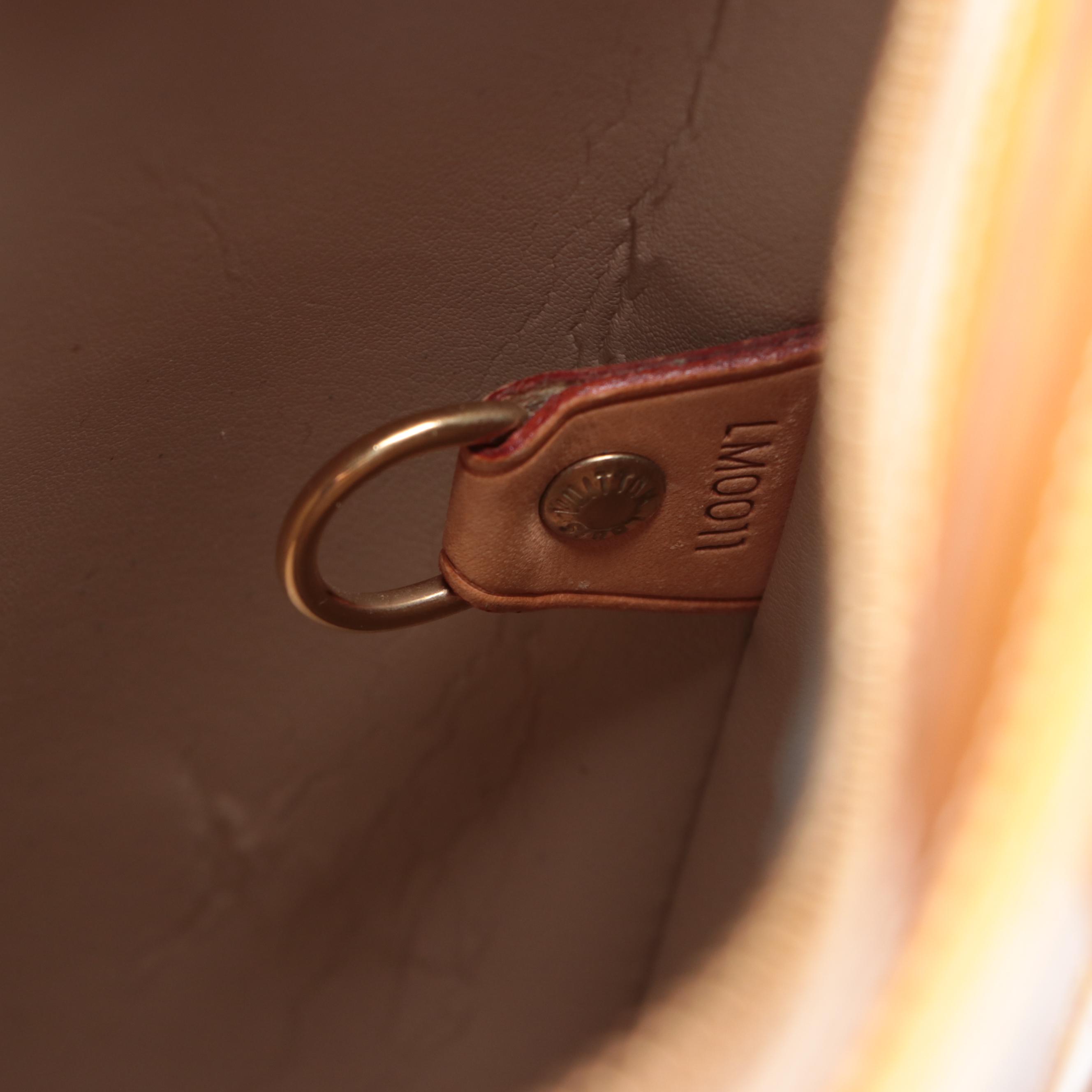 Louis Vuitton Houston Bag in Monogram Vernis and Vachetta Leather