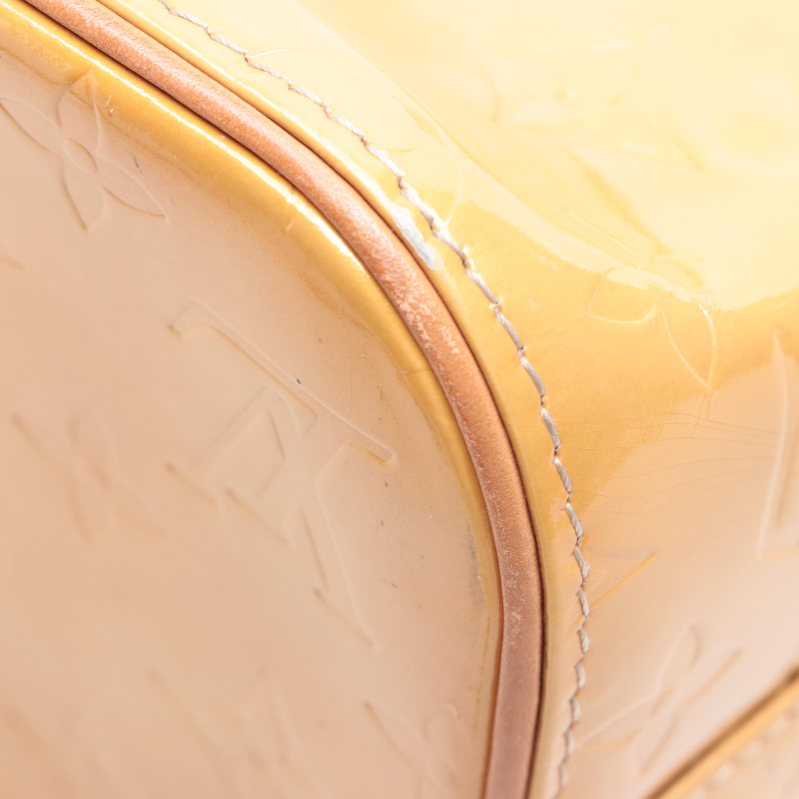 Louis Vuitton Houston Bag in Monogram Vernis and Vachetta Leather