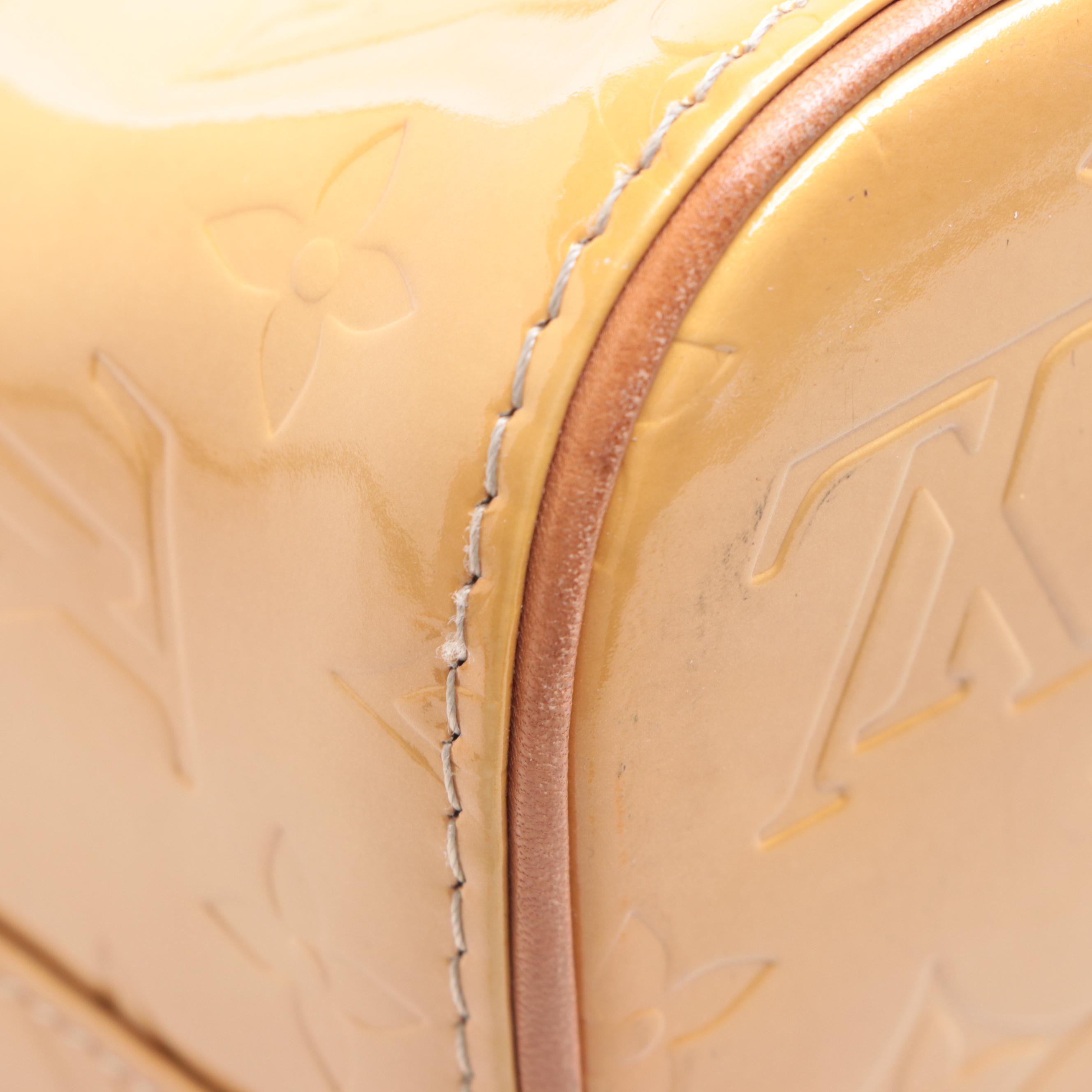 Louis Vuitton Houston Bag in Monogram Vernis and Vachetta Leather