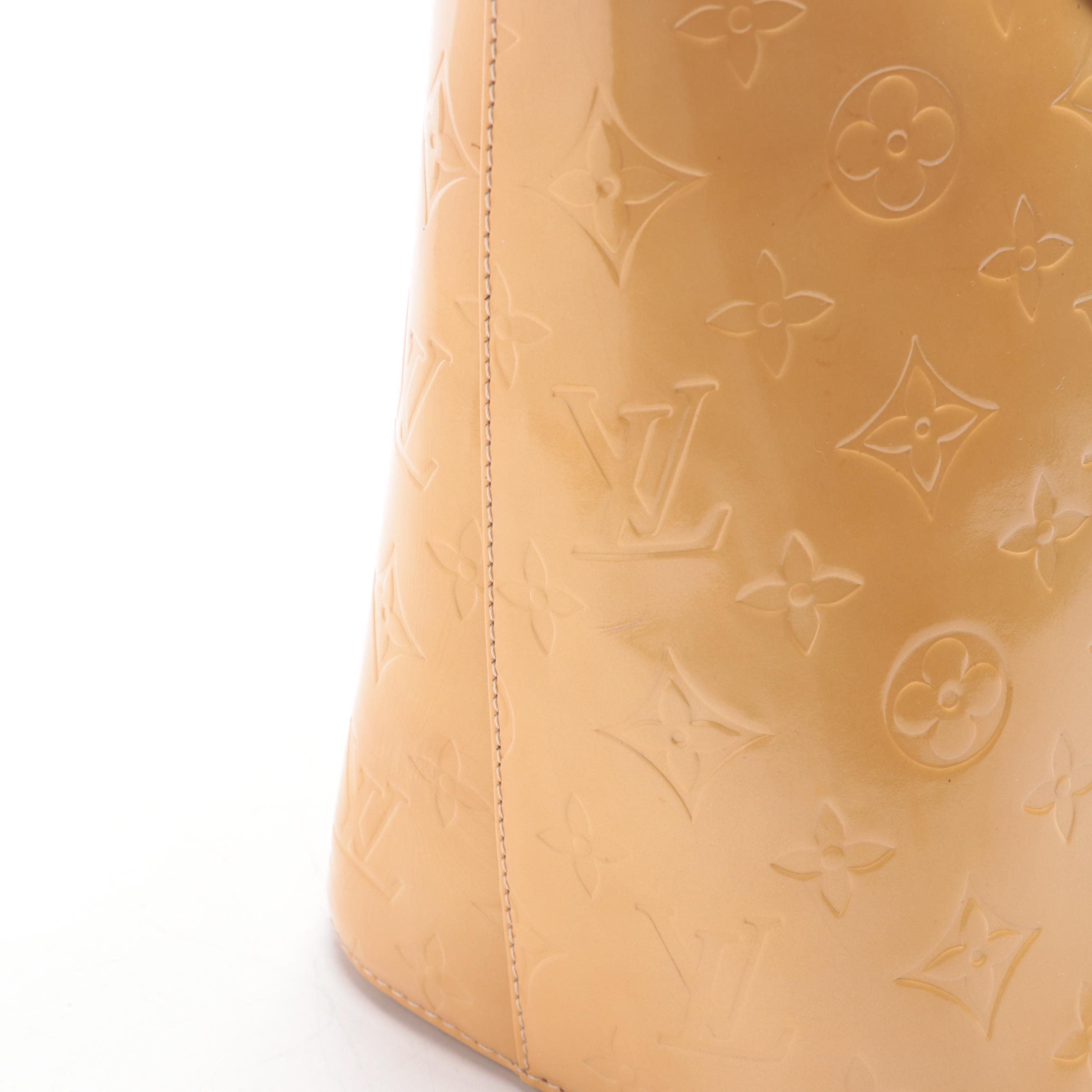 Louis Vuitton Houston Bag in Monogram Vernis and Vachetta Leather