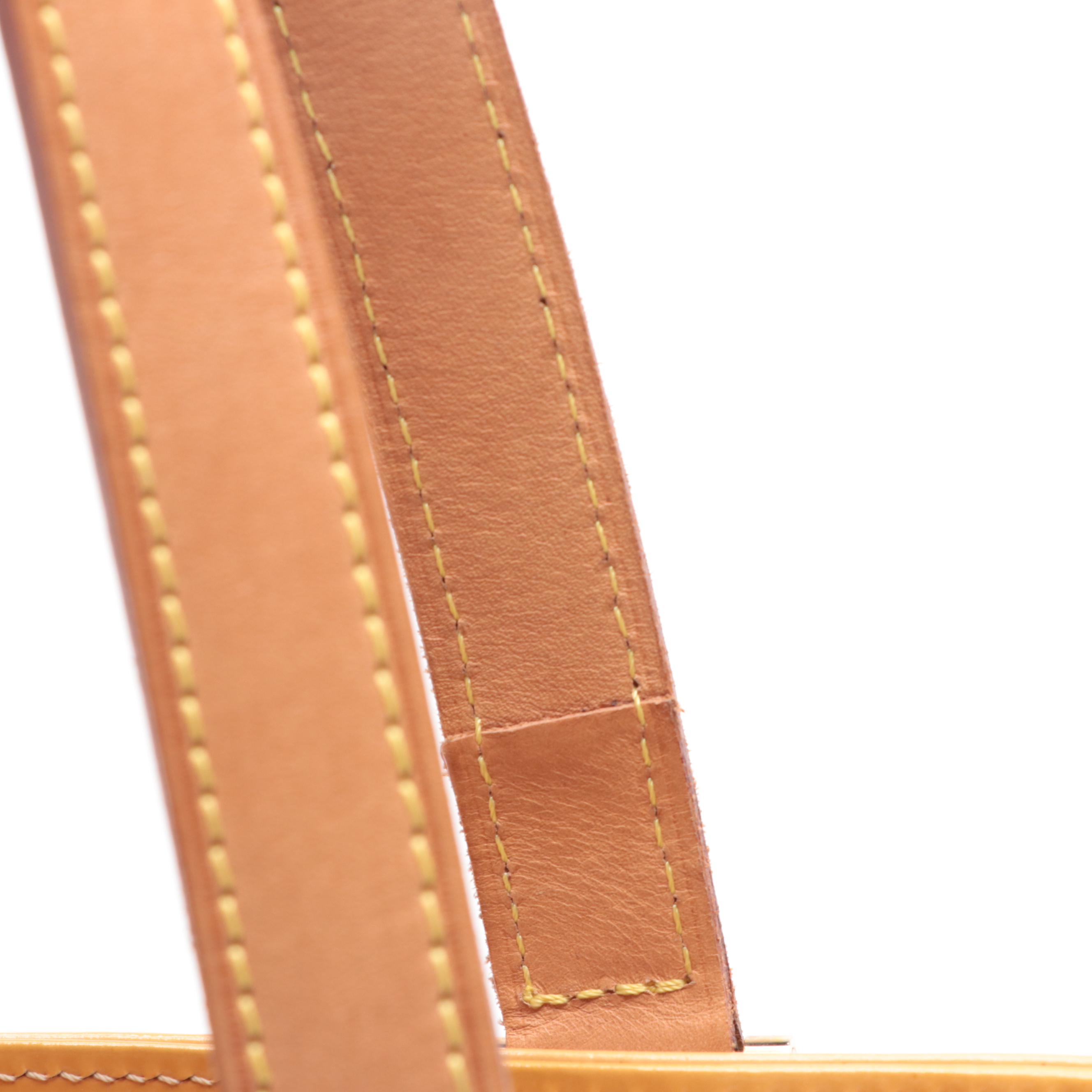 Louis Vuitton Houston Bag in Monogram Vernis and Vachetta Leather