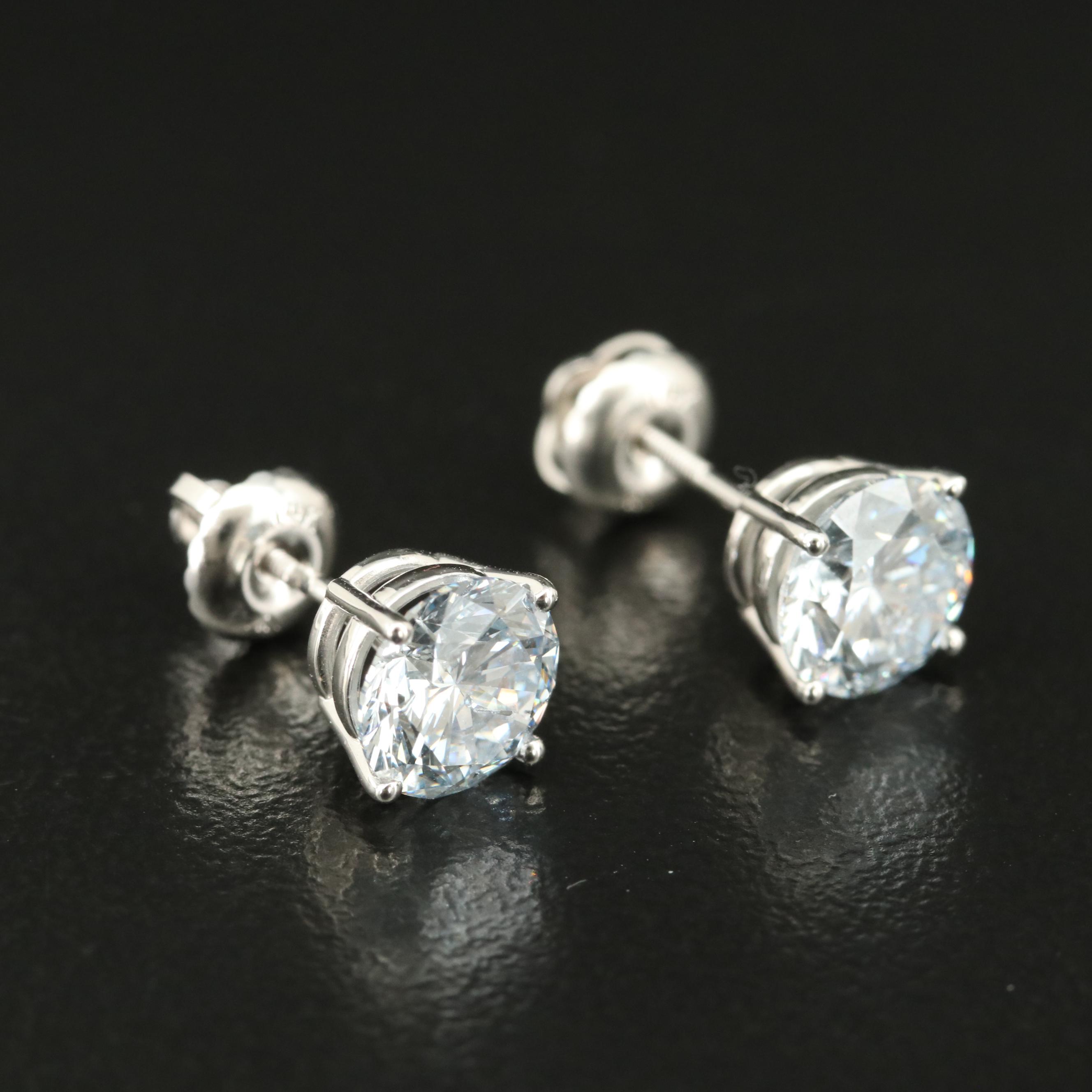 14K 2.25 CTW Lab Grown Diamond Stud Earrings