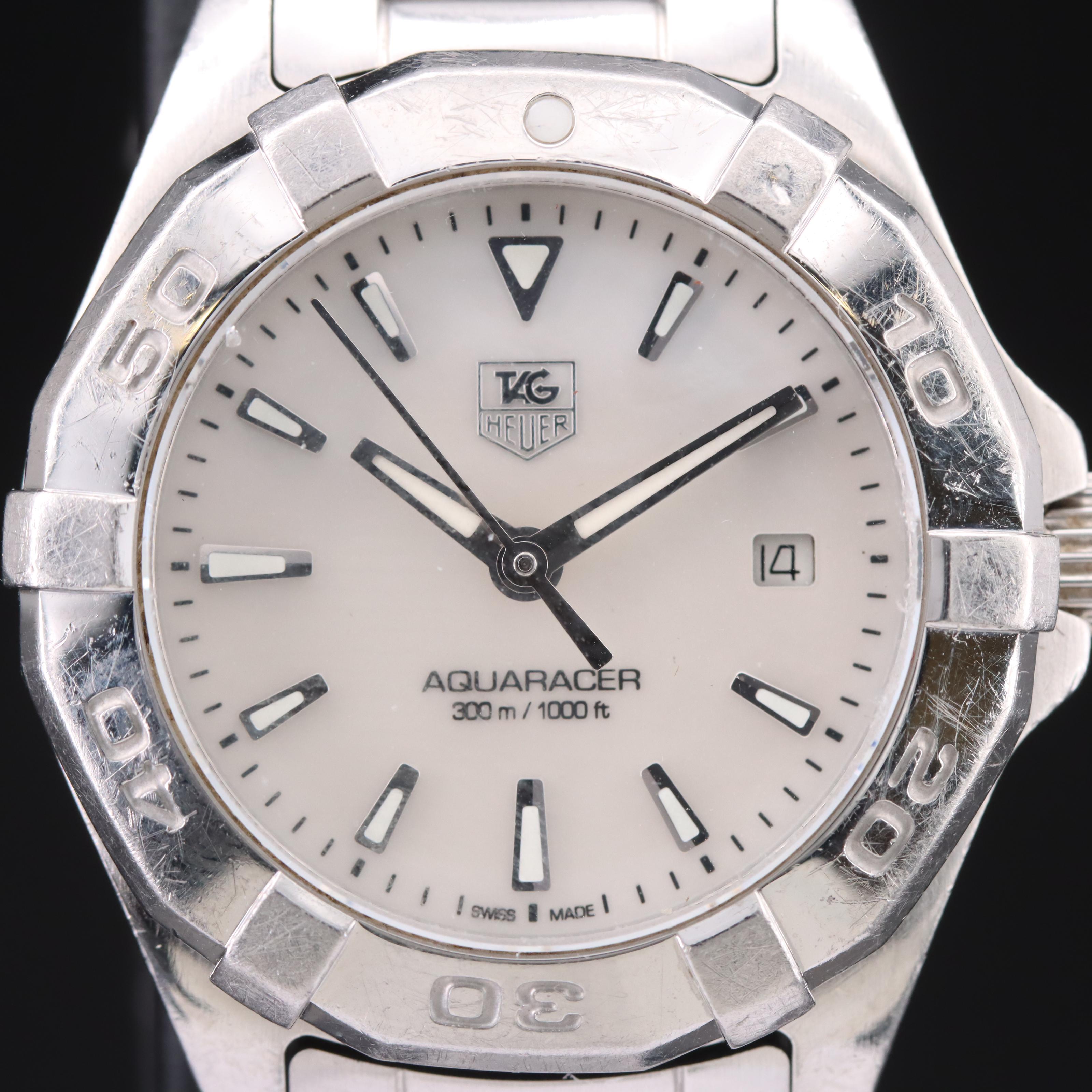 TAG Heuer Aquaracer 300 Mother-of-Pearl Dial Watch