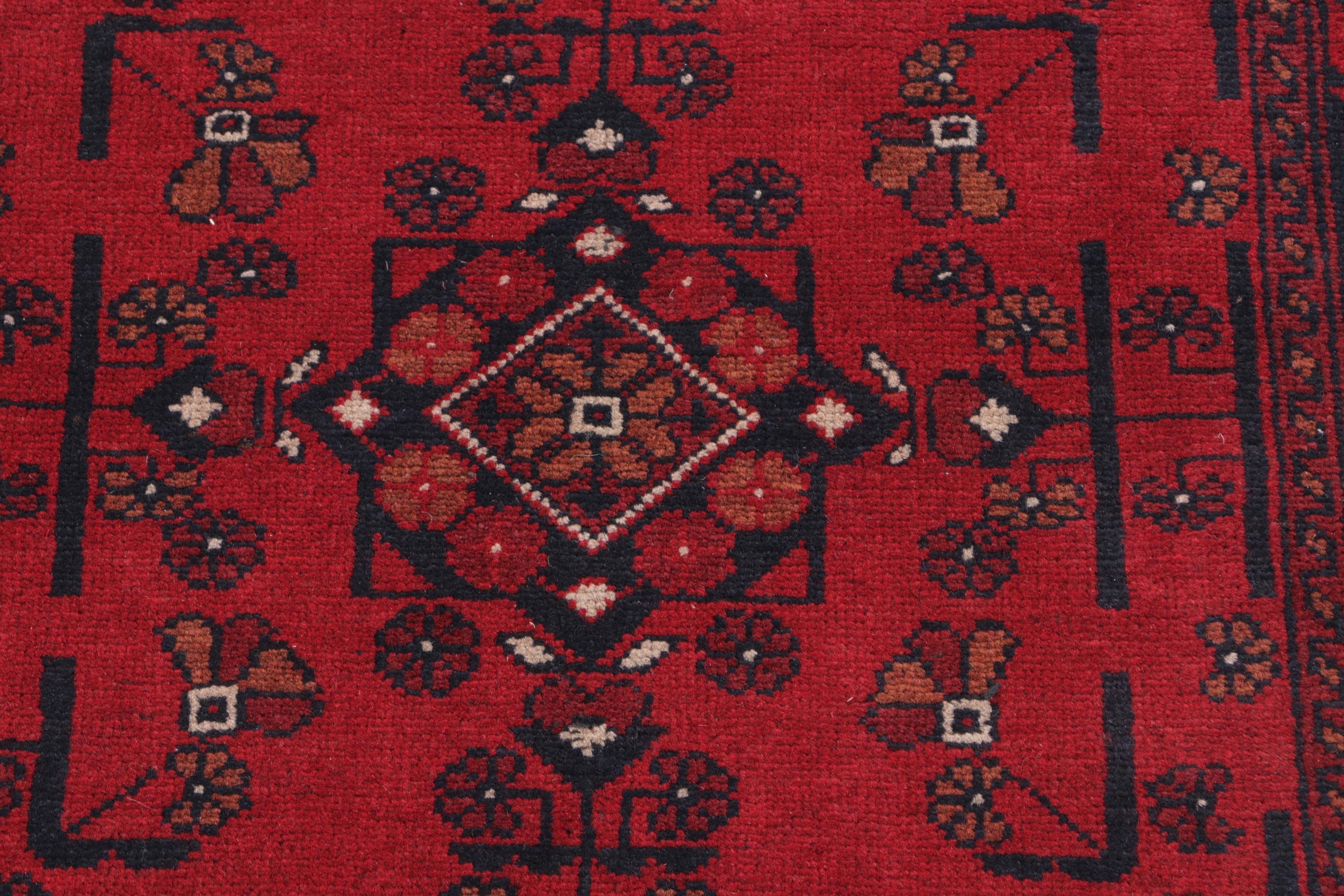 3'5 x 4'10 Hand-Knotted Afghan Kunduz Accent Rug