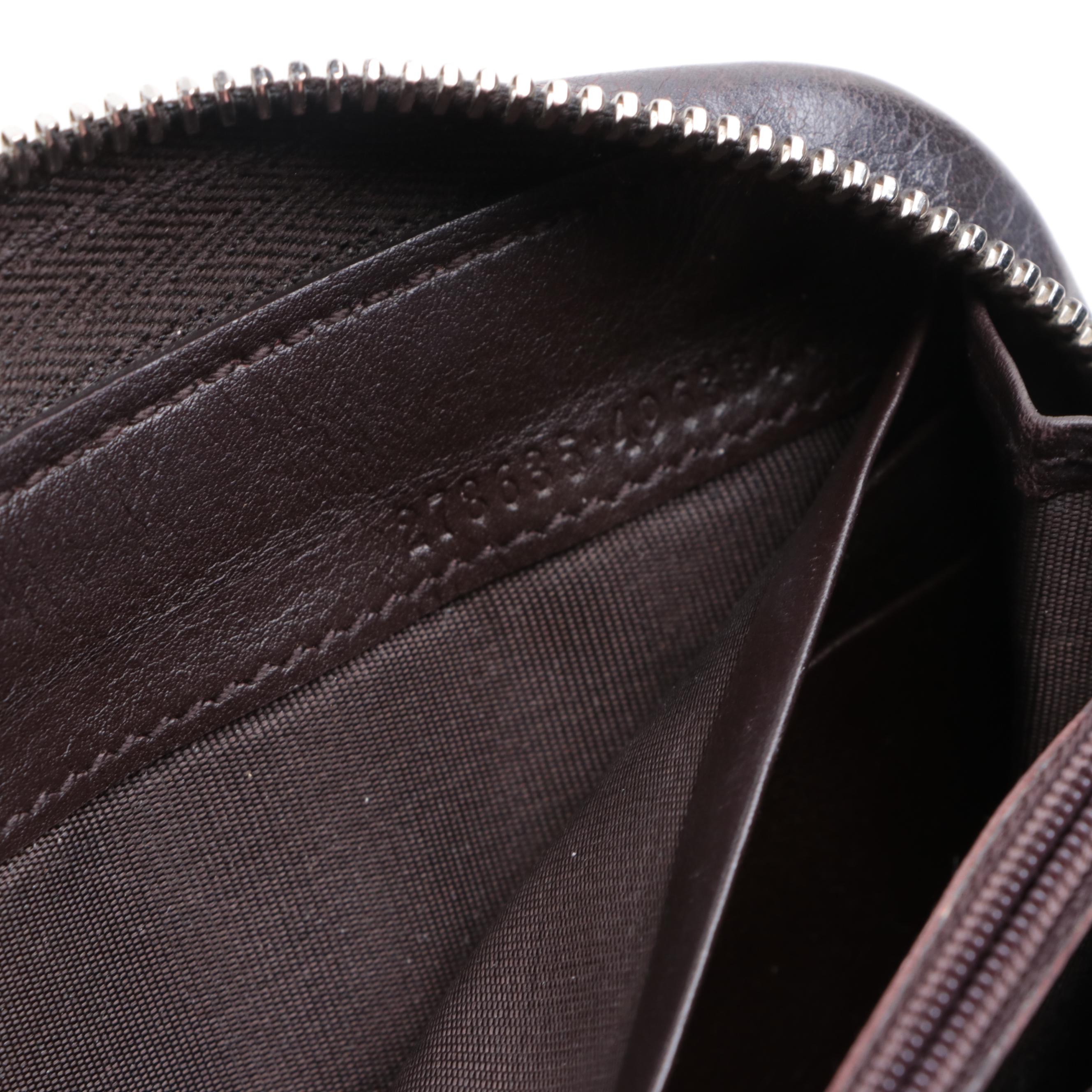 Gucci Continental Clutch Wallet in Microguccissima Leather