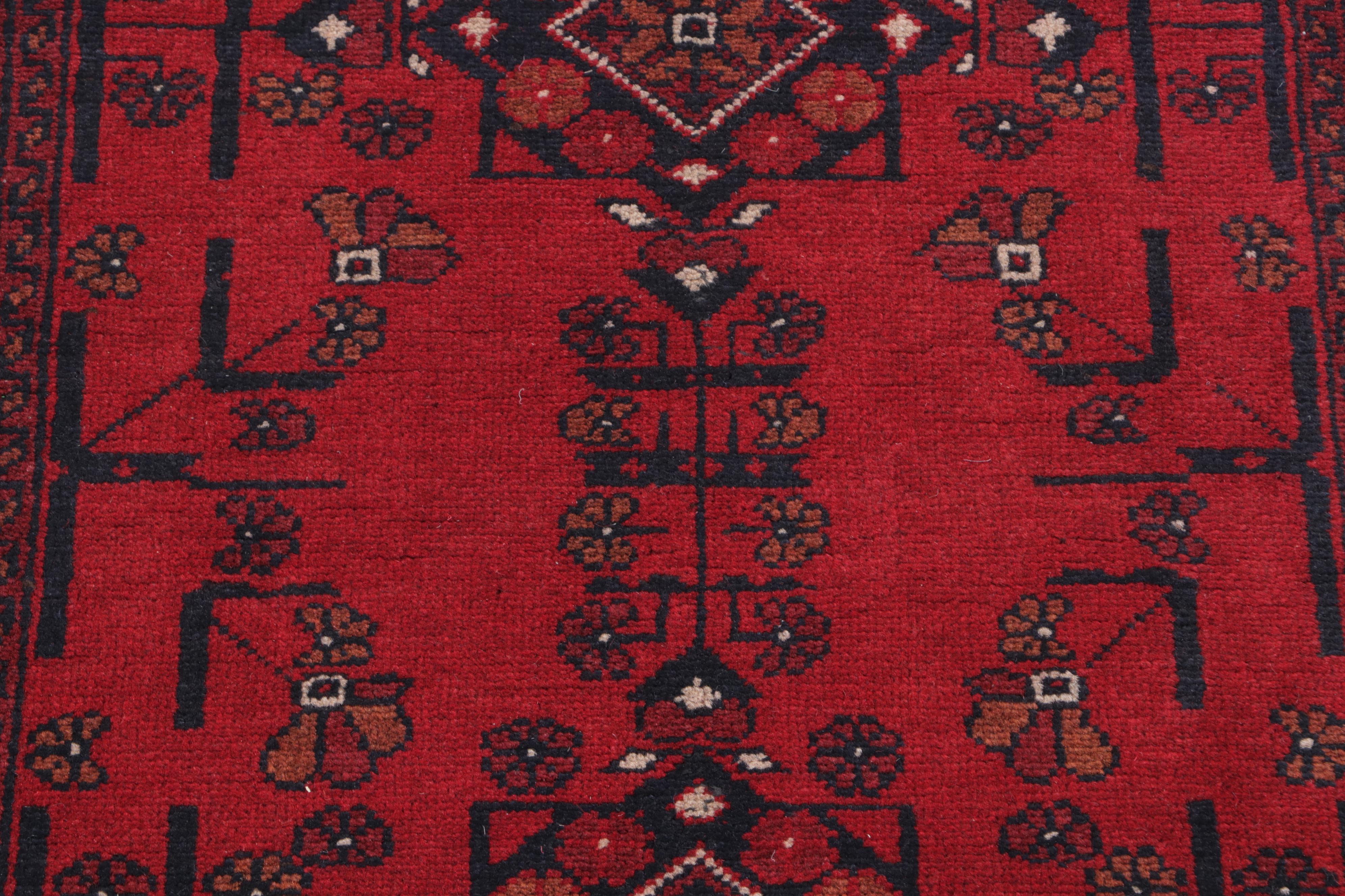 3'5 x 4'10 Hand-Knotted Afghan Kunduz Accent Rug