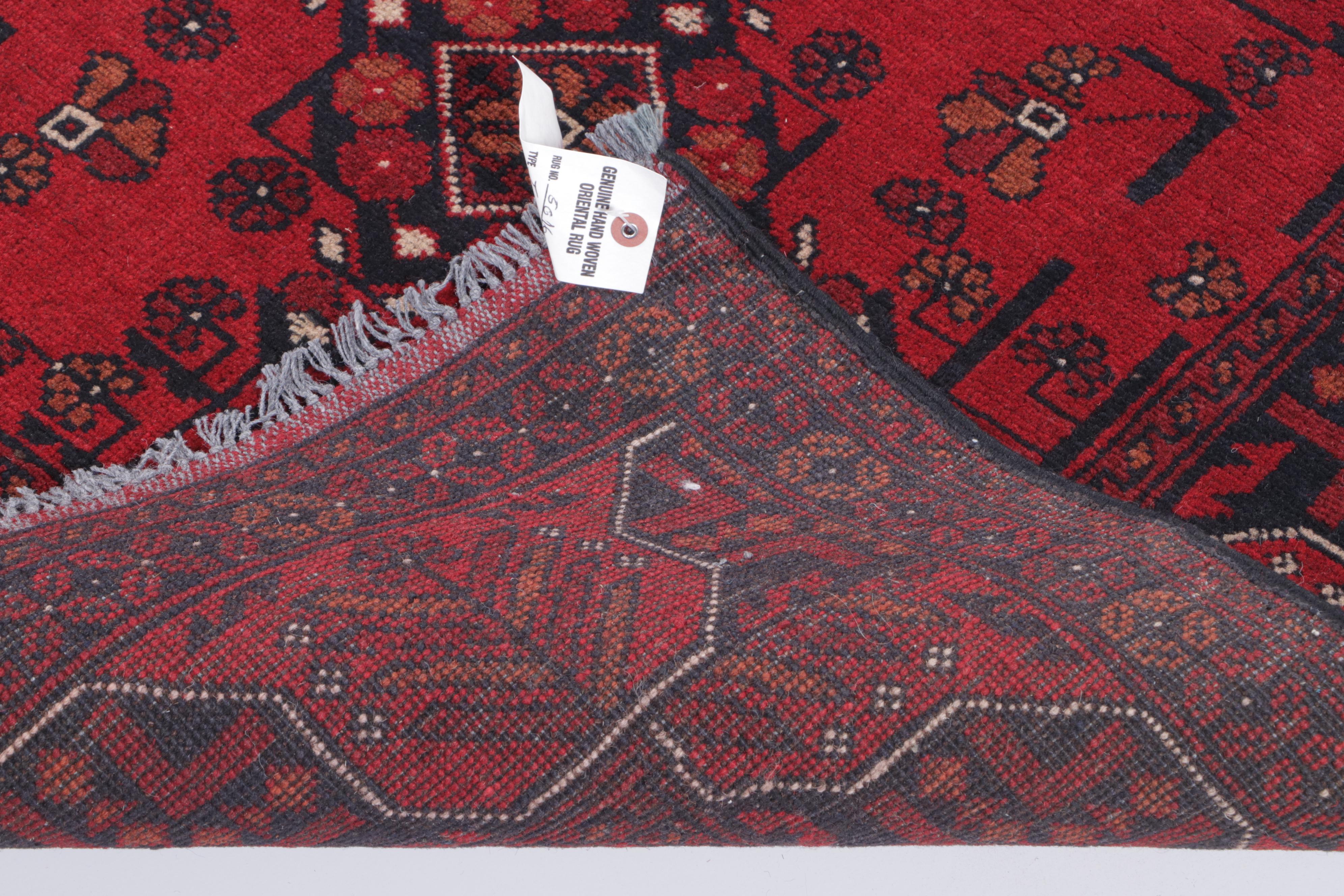3'5 x 4'10 Hand-Knotted Afghan Kunduz Accent Rug
