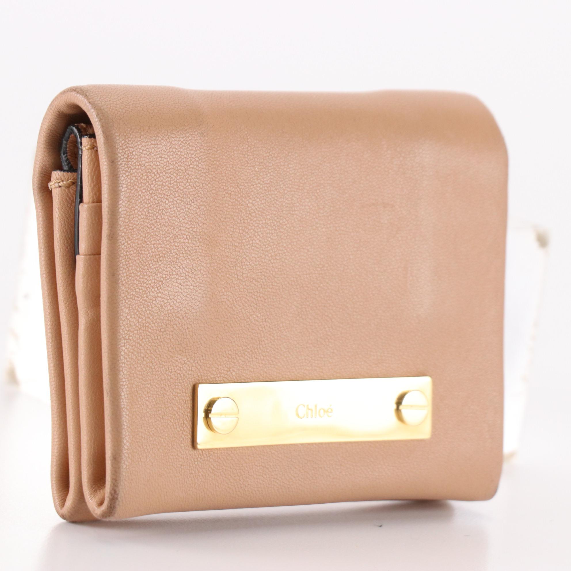 Chloé Leather Card Case/Coin Purse