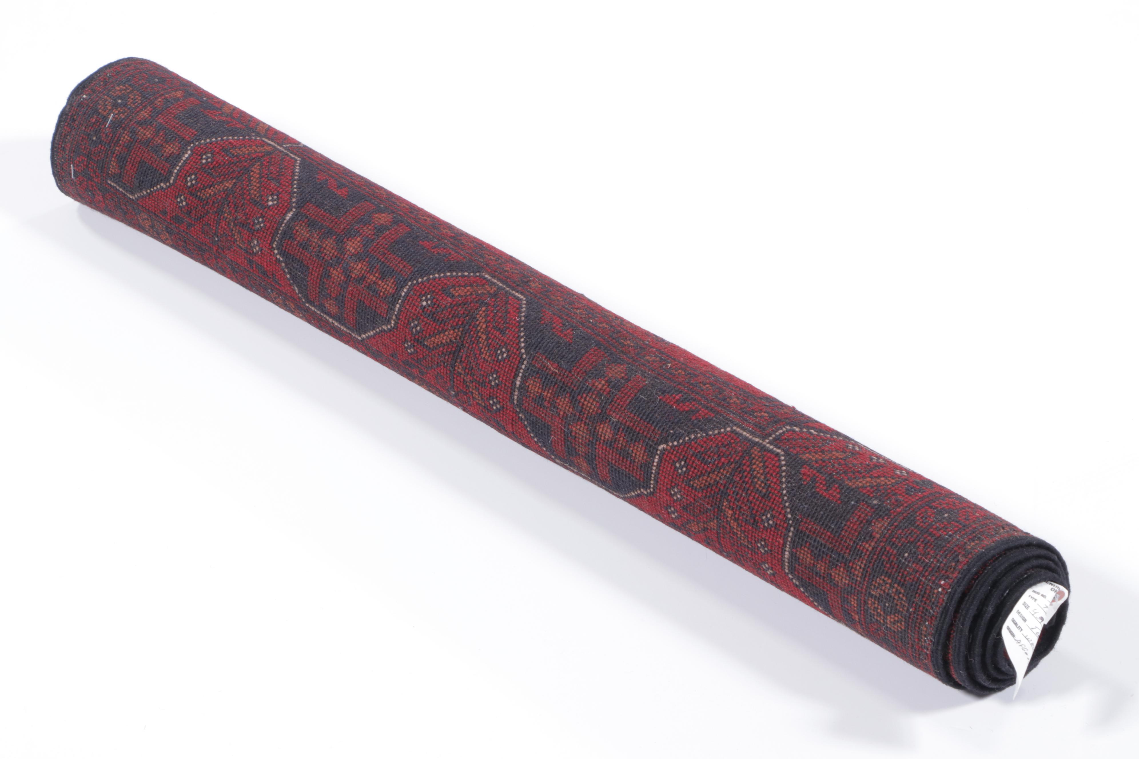 3'5 x 4'10 Hand-Knotted Afghan Kunduz Accent Rug