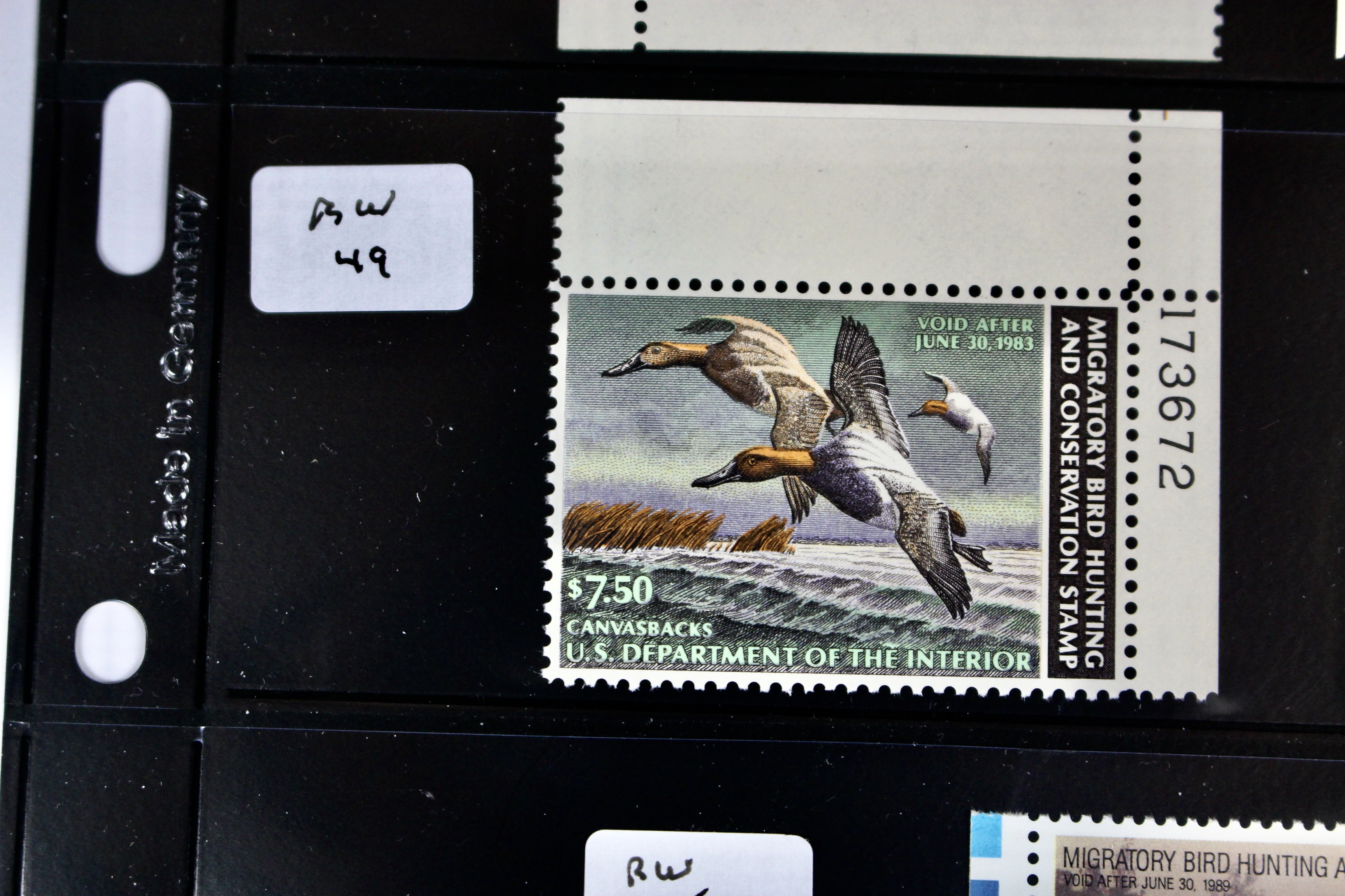 U.S. Duck Stamp Collection