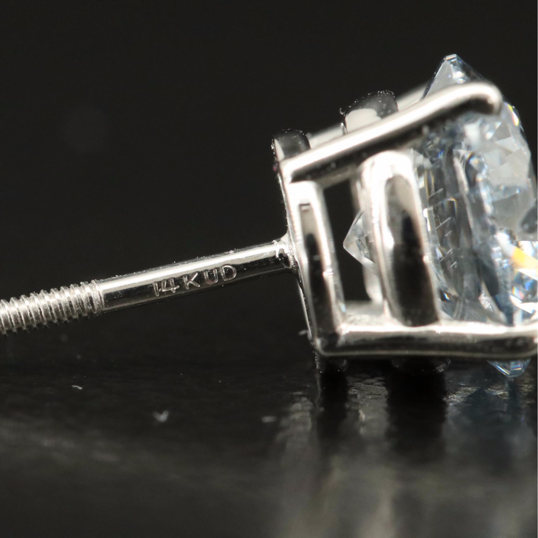 14K 2.26 CTW Lab Grown Diamond Stud Earrings