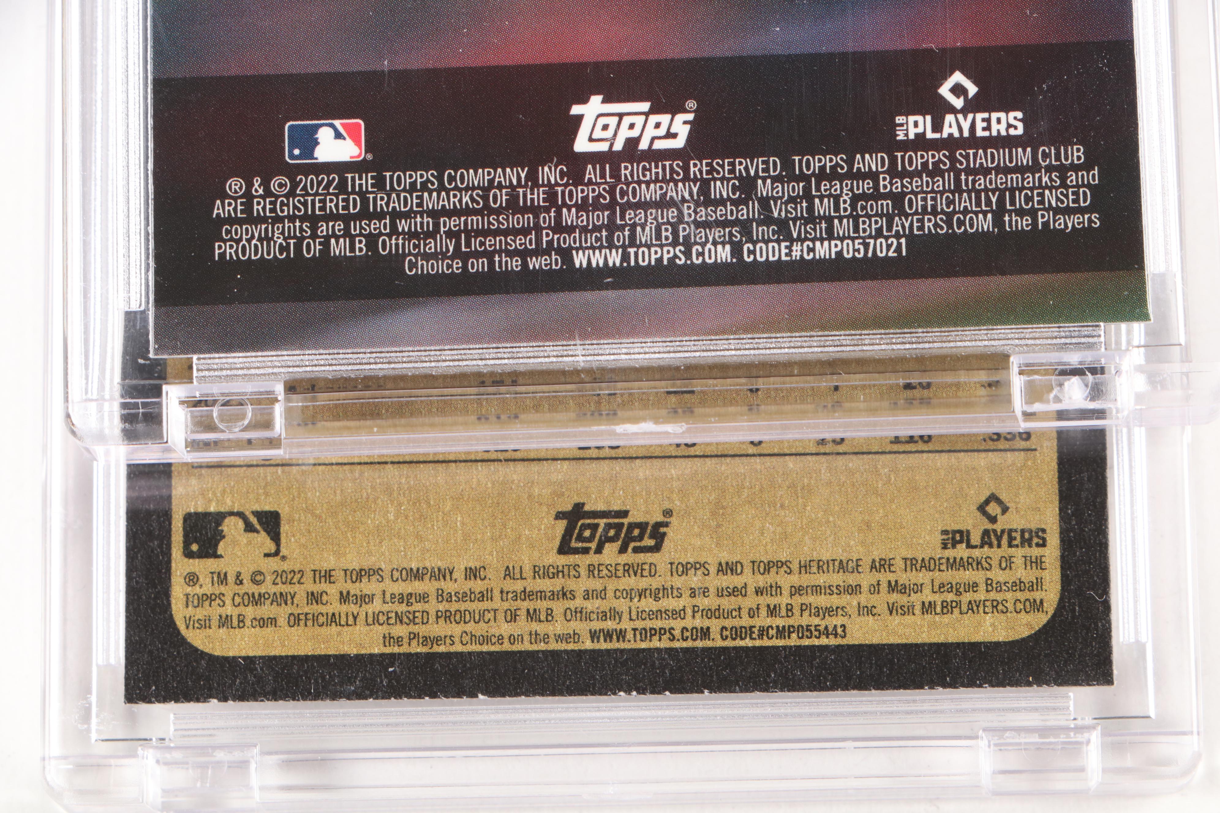 2022 Bowman Chrome Julio Rodriguez Mojo Refractor Card Graded PSA 9 and More