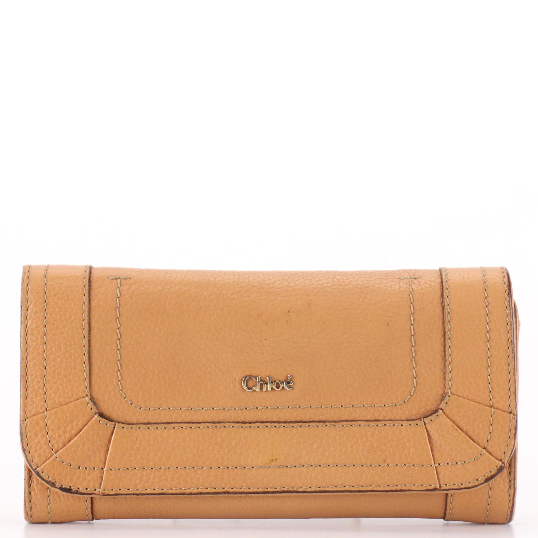 Chloé Continental Wallet in Grain Leather
