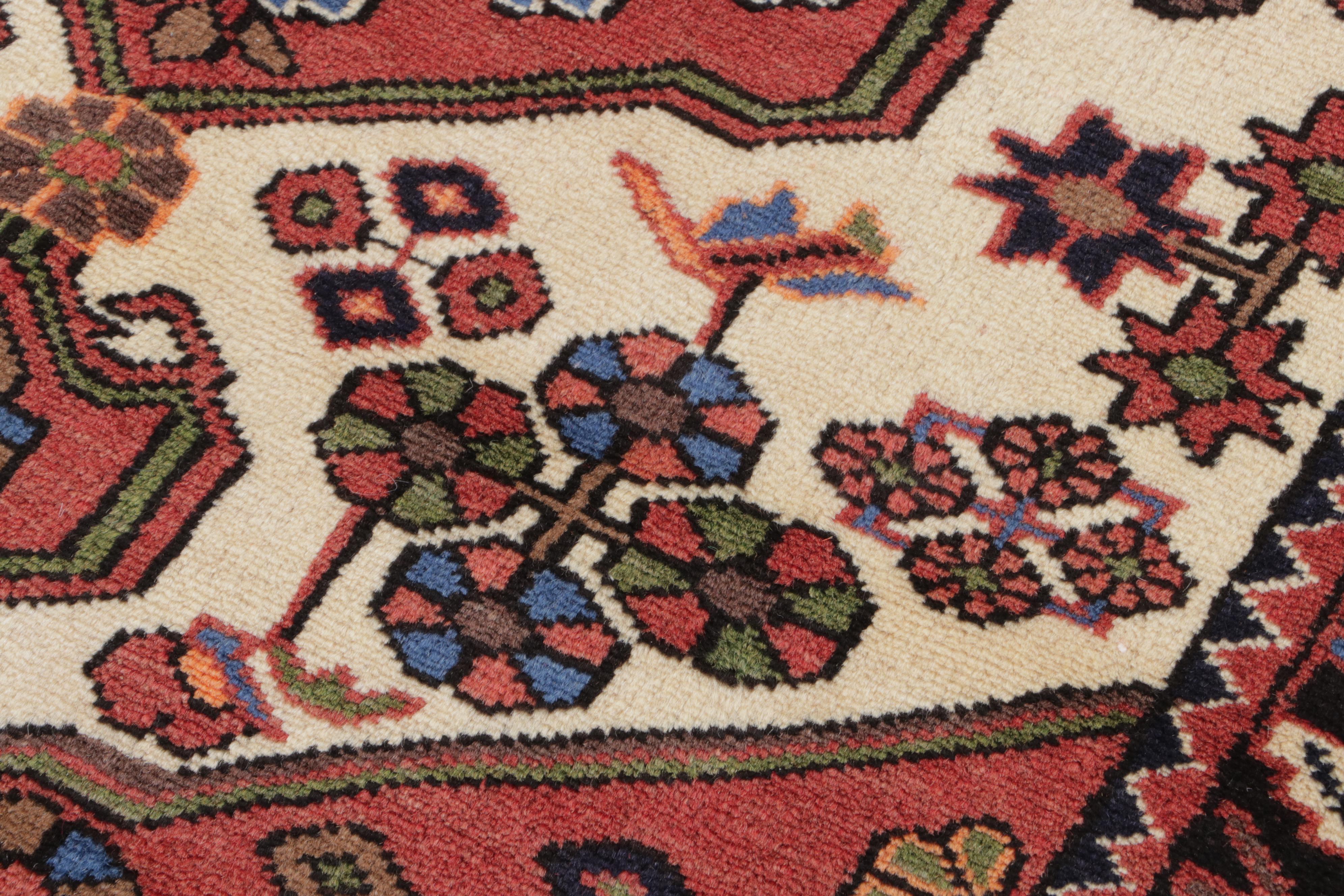 3'3 x 4'10 Hand-Knotted Persian Hamadan Accent Rug