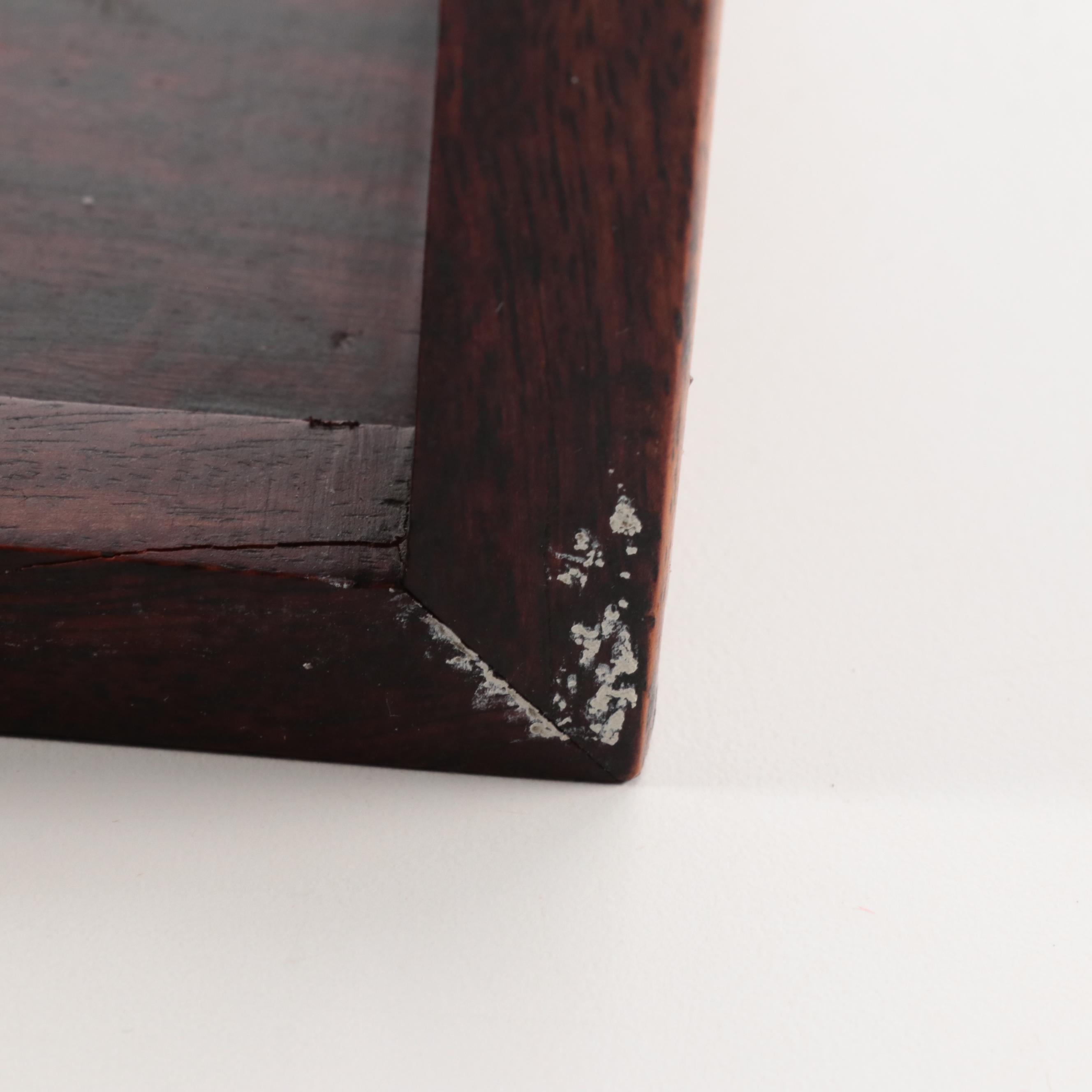 Two's Company "Canton Collection" Porcelain Lidded Jars with Wood Shelf