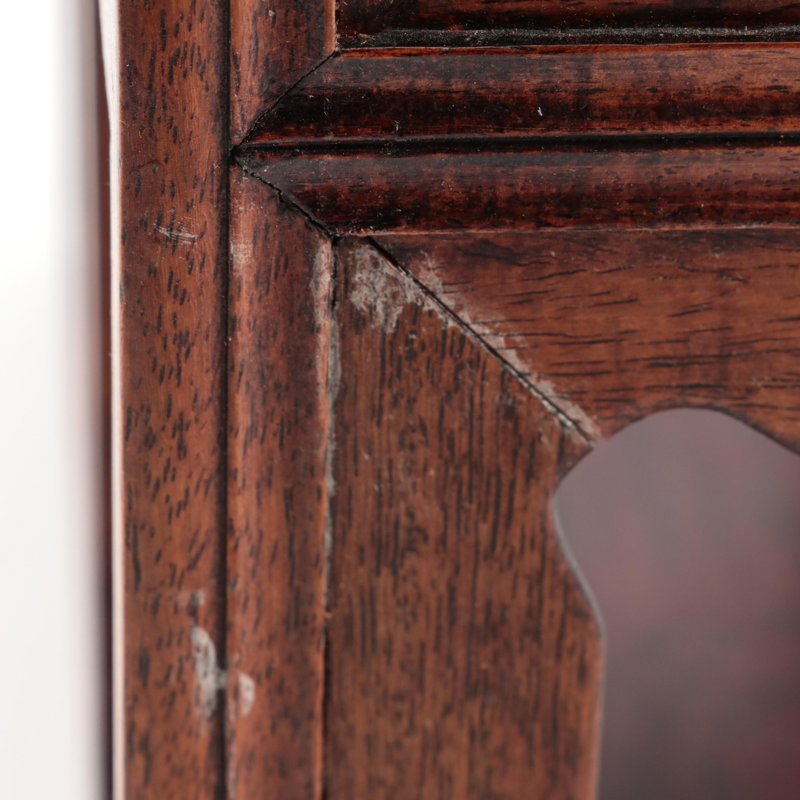 Two's Company "Canton Collection" Porcelain Lidded Jars with Wood Shelf