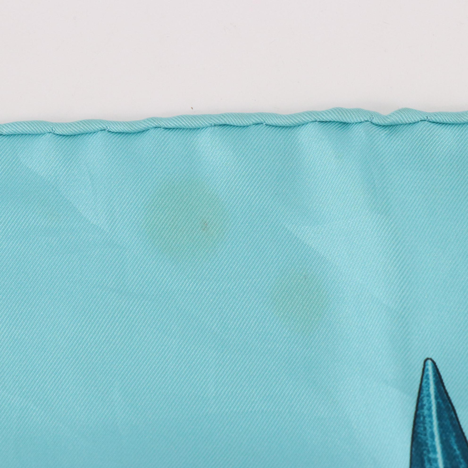 Hermès "Passiflores" Scarf 90 in Silk Twill