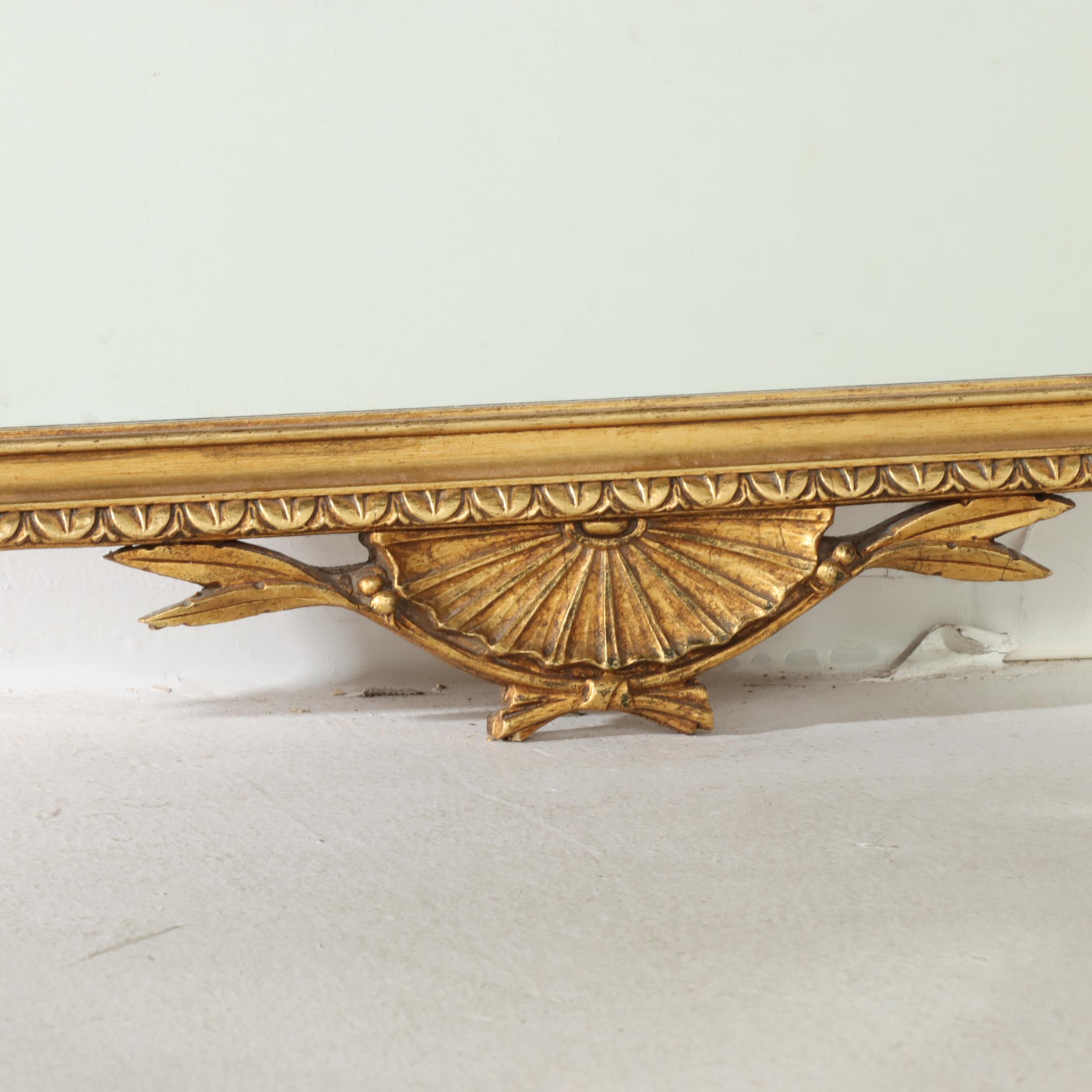 Decorative Arts, Inc. Adam Style Gilt Composition Wall Mirror