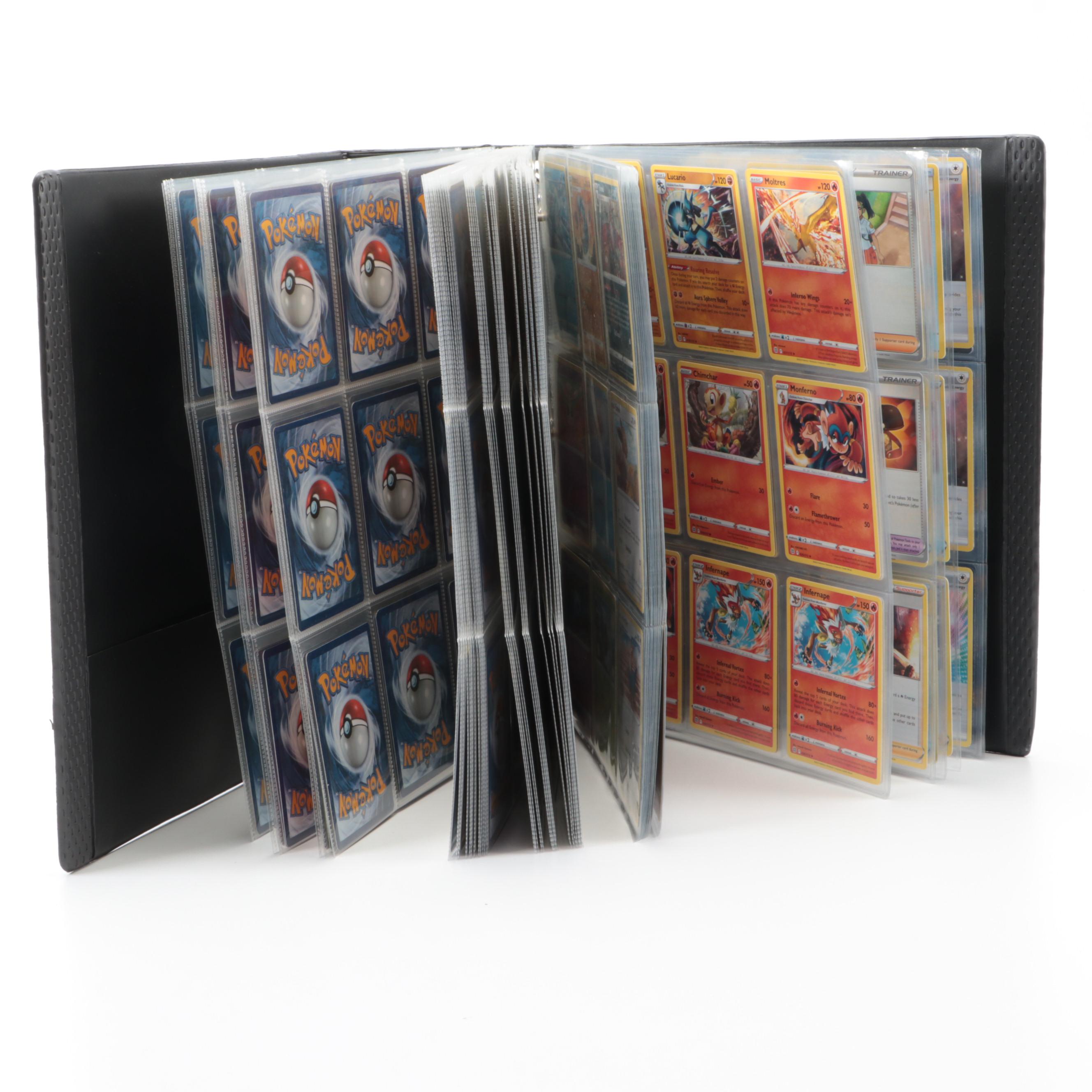 Pokémon Card Collection Featuring Mew, Lugia, Pikachu, and More