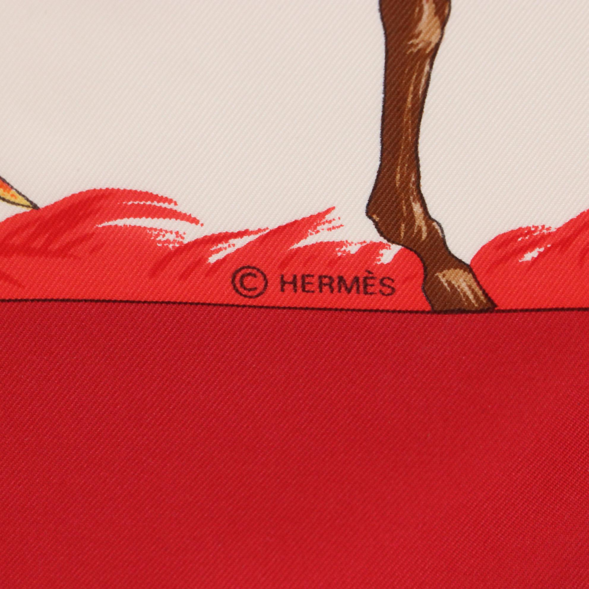 Hermès "Turqueries en l'Honneur de Mr. de T" Scarf 90 in Silk Twill with Box