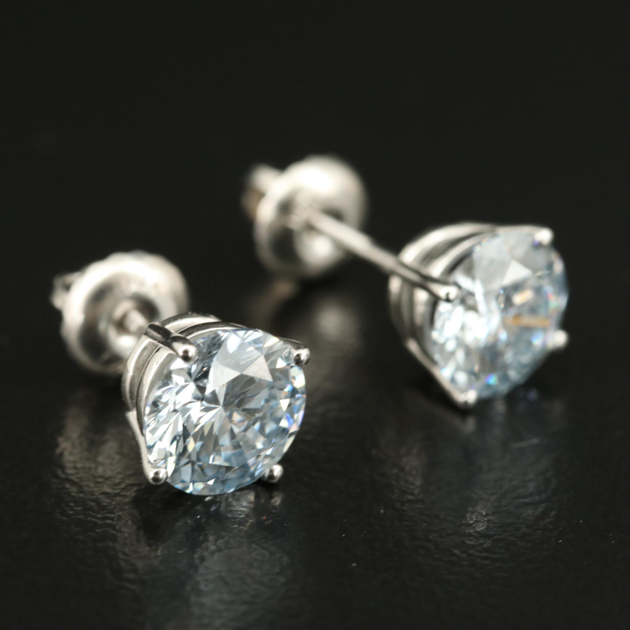 14K 2.33 CTW Lab Grown Diamond Stud Earrings