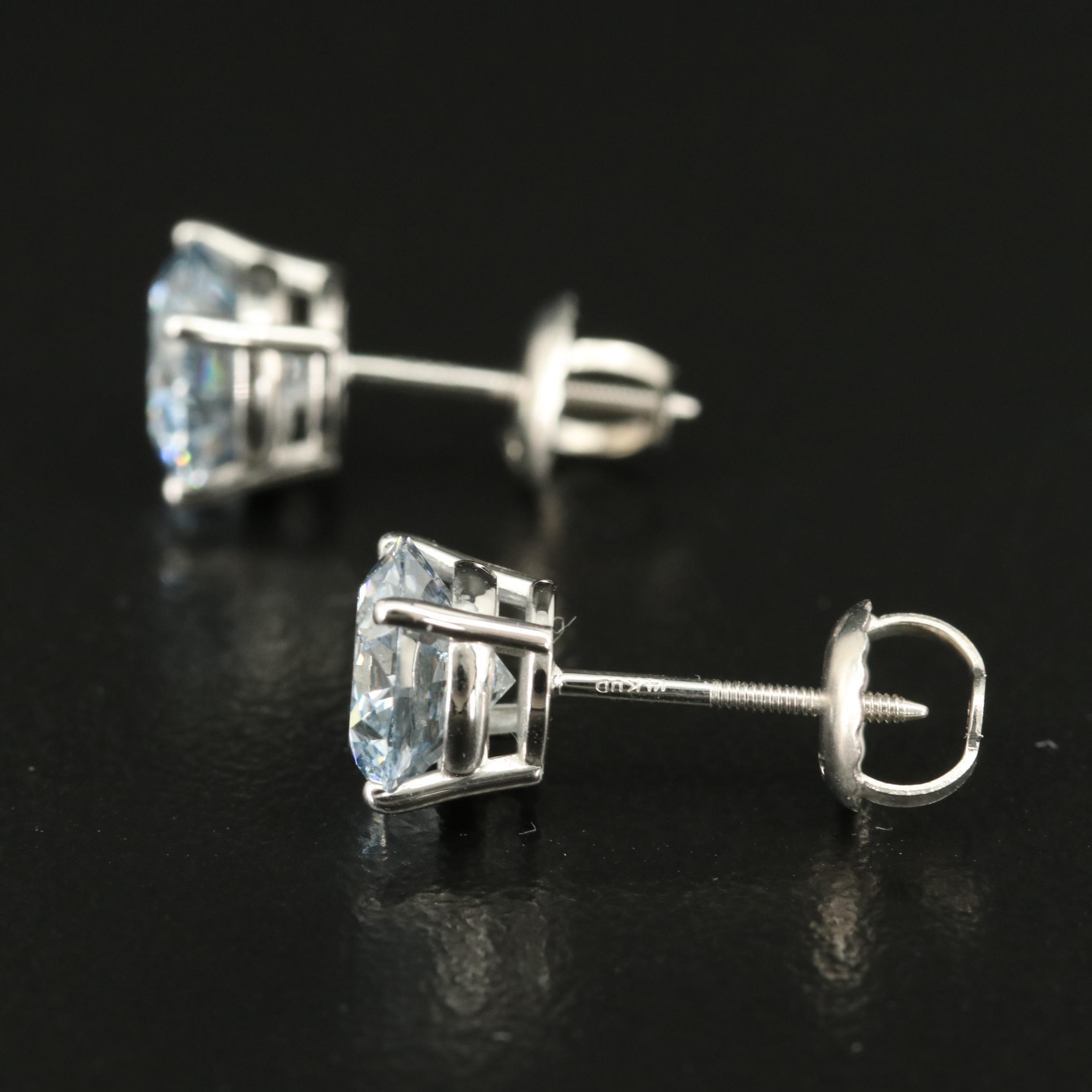 14K 2.33 CTW Lab Grown Diamond Stud Earrings