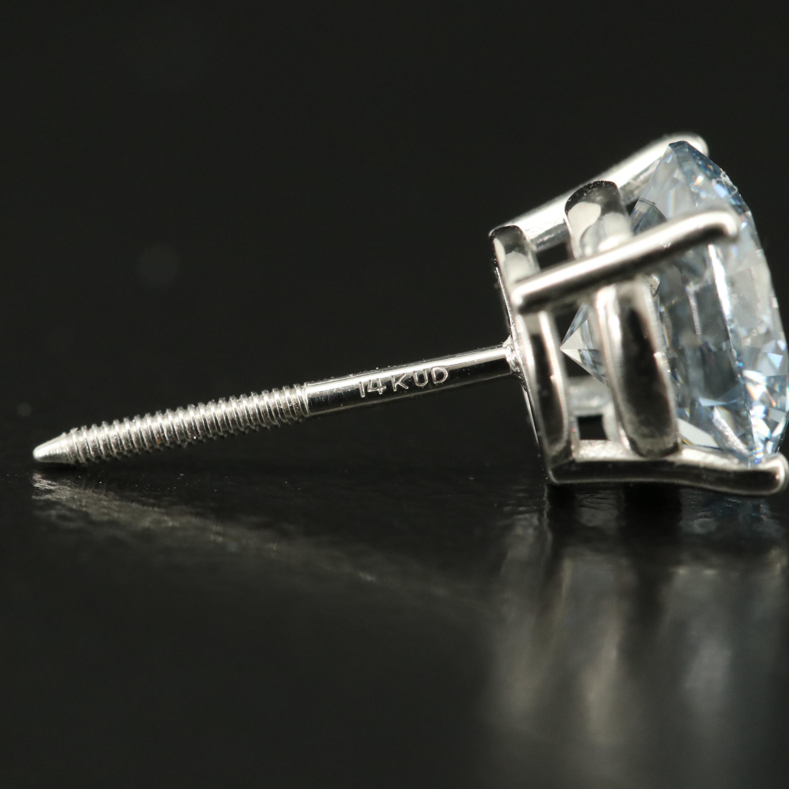 14K 2.33 CTW Lab Grown Diamond Stud Earrings