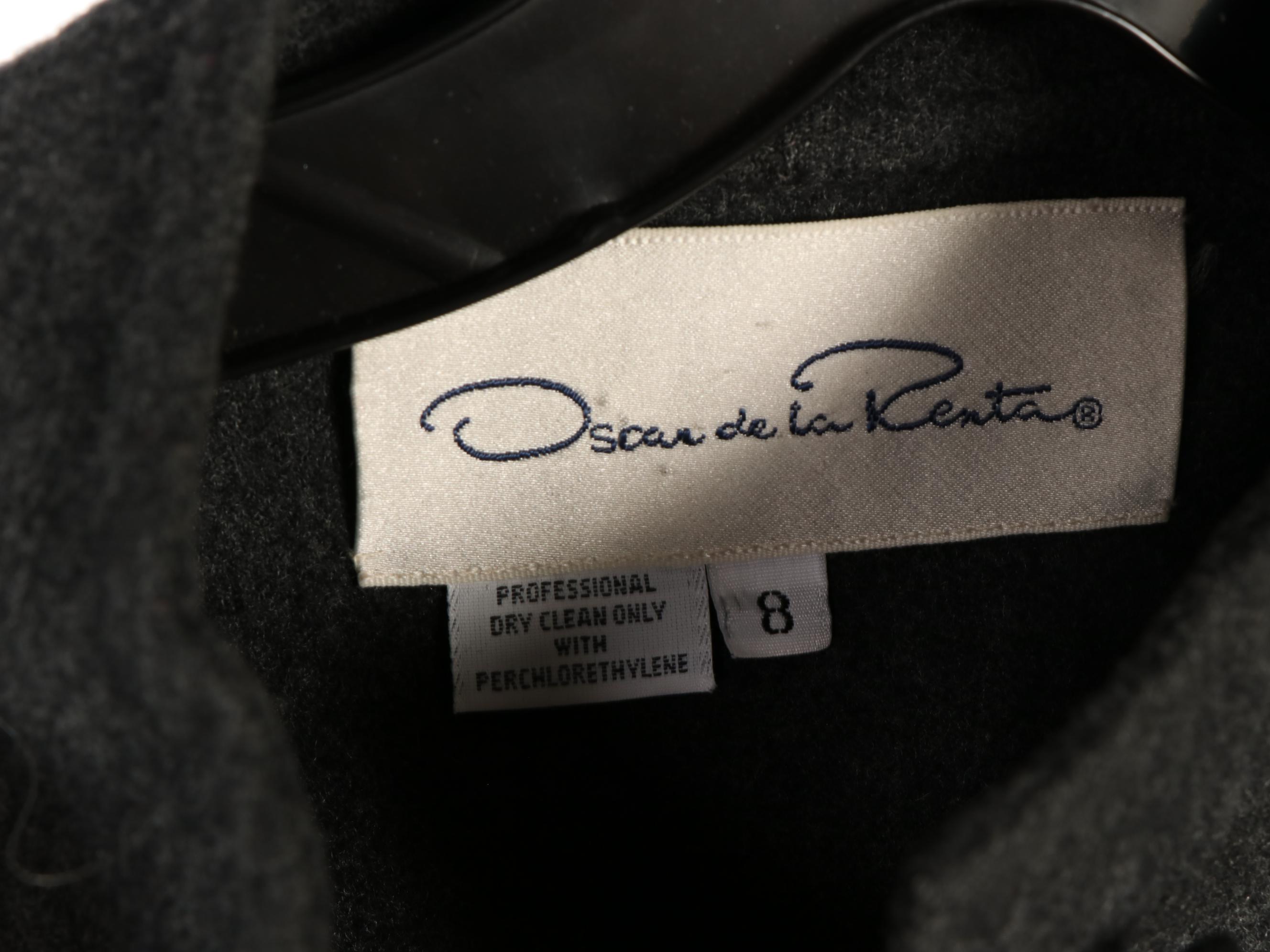 Oscar de la Renta Skirt Suits and Separates with Rena Lange Fringe Wrap Skirt