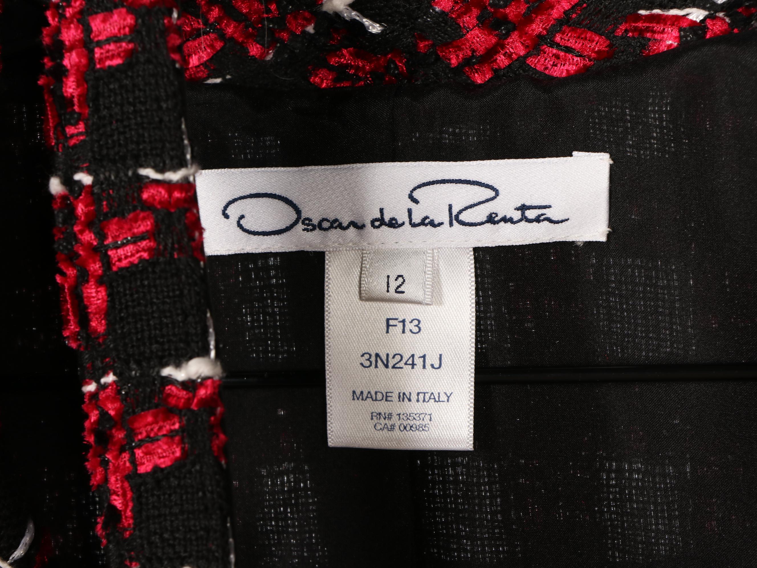 Oscar de la Renta Skirt Suits and Separates with Rena Lange Fringe Wrap Skirt